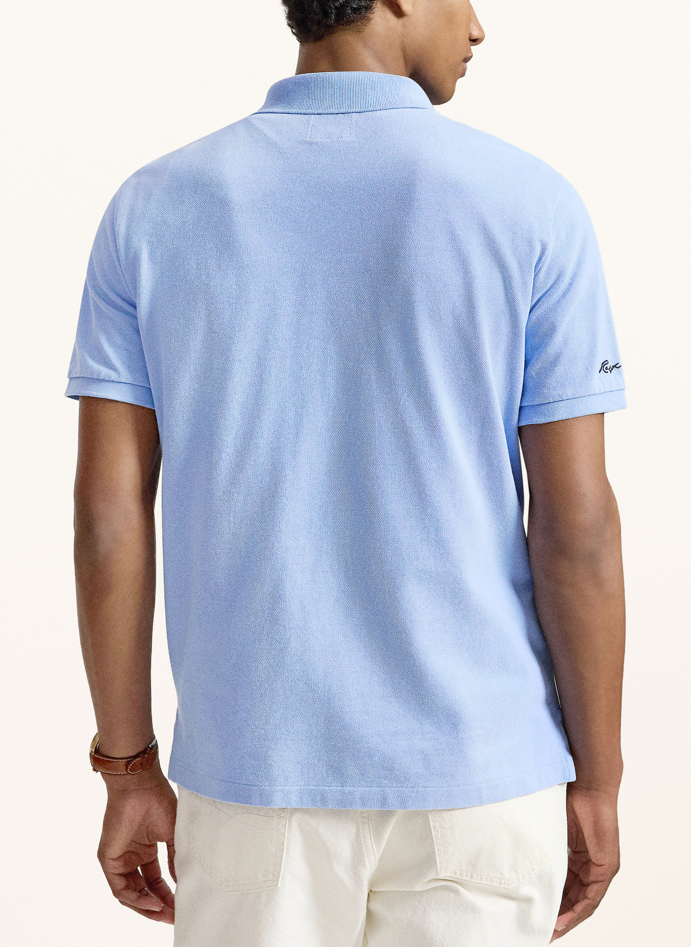 POLO RALPH LAUREN Piqué-poloshirt Classic Fit: BLAUW