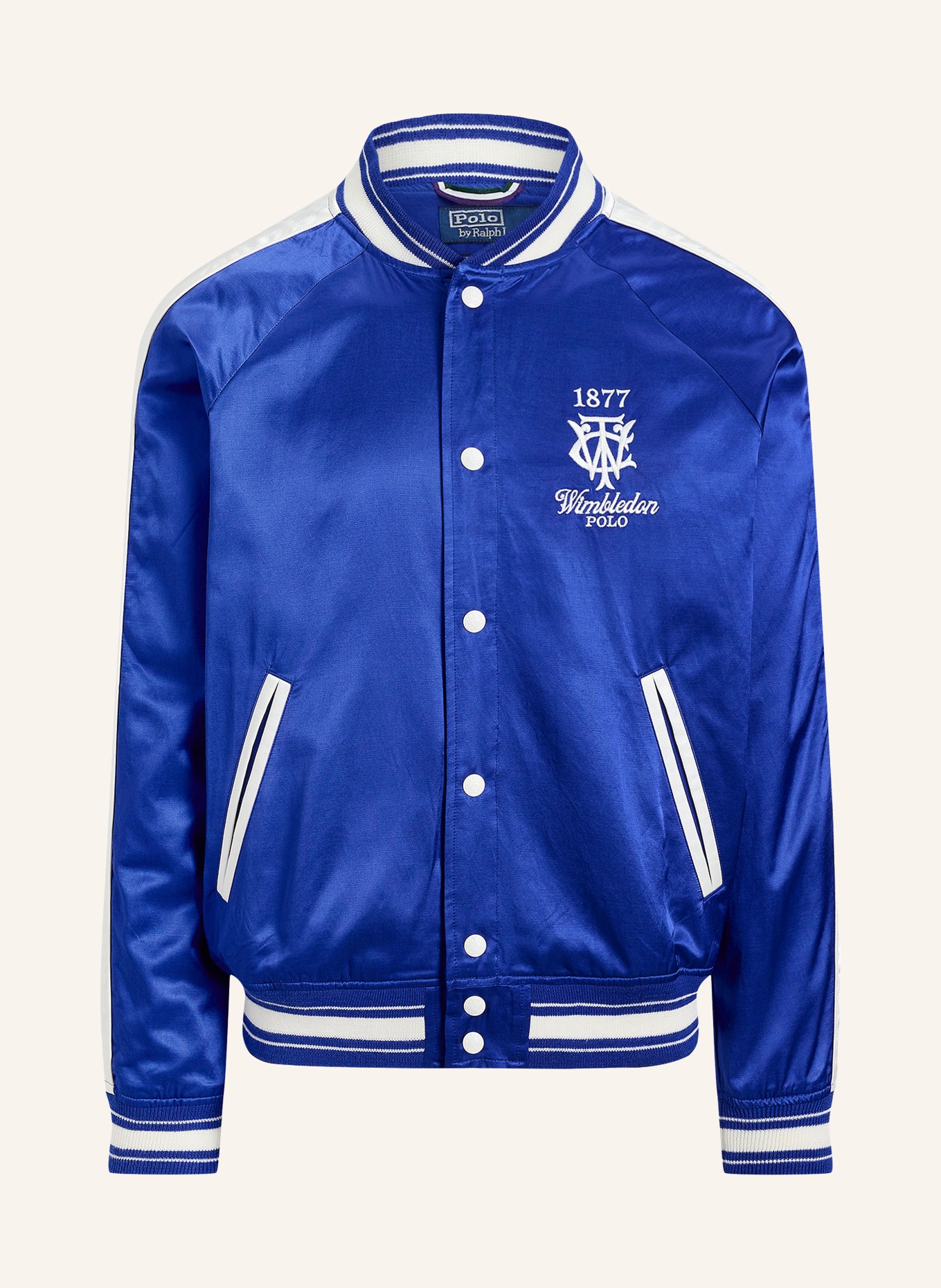 POLO RALPH LAUREN Blouson: BLAU / WEISS