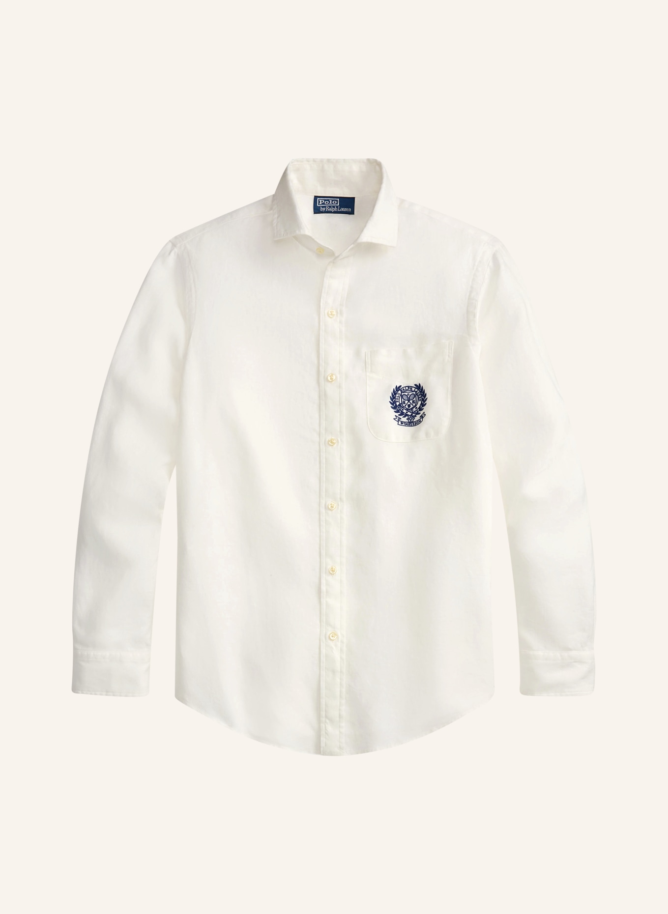 POLO RALPH LAUREN Chemise en lin coupe classique: BLANC