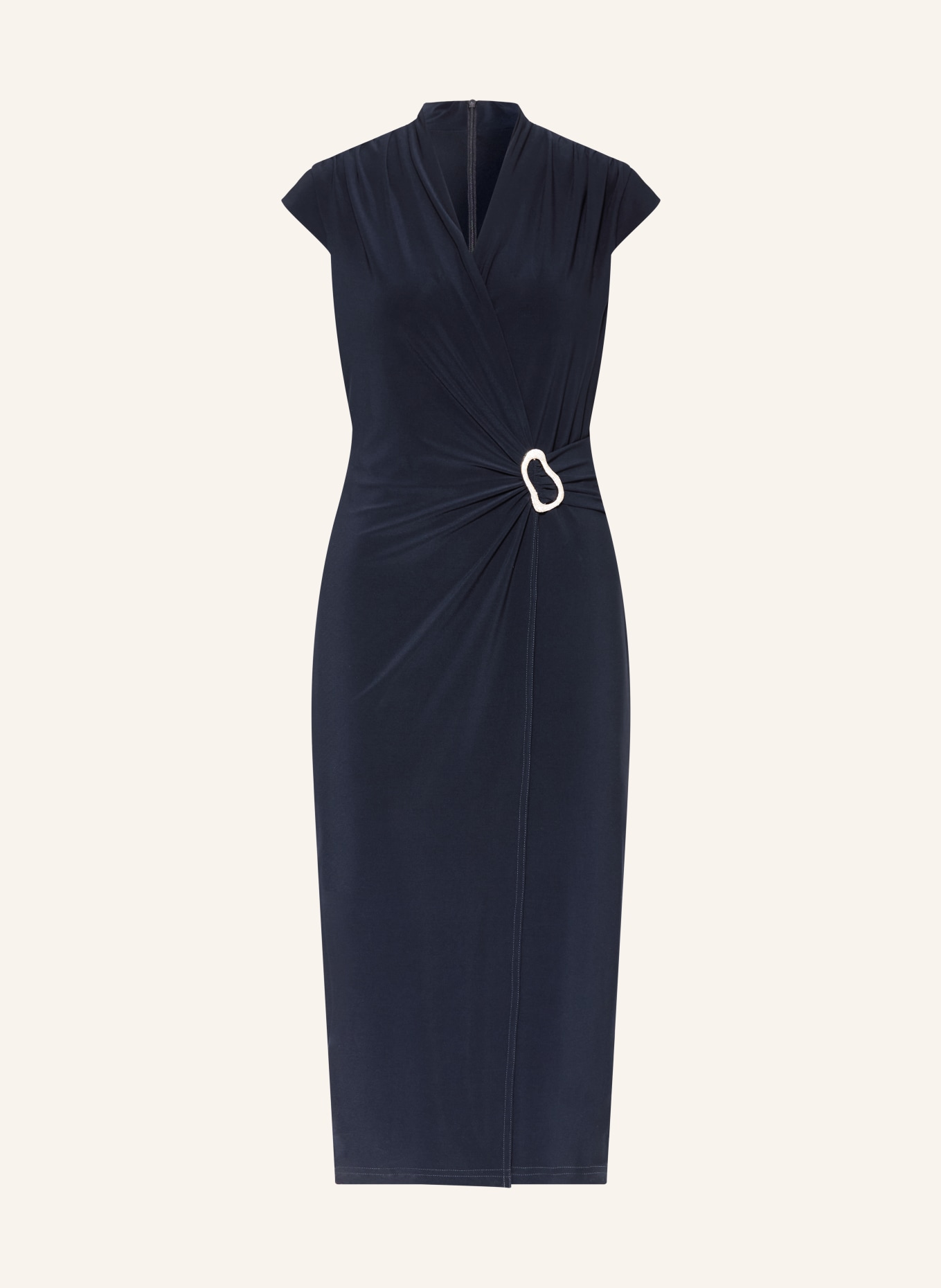 Joseph Ribkoff SIGNATURE Šaty s překříženým výstřihem: TMAVĚ MODRÁ