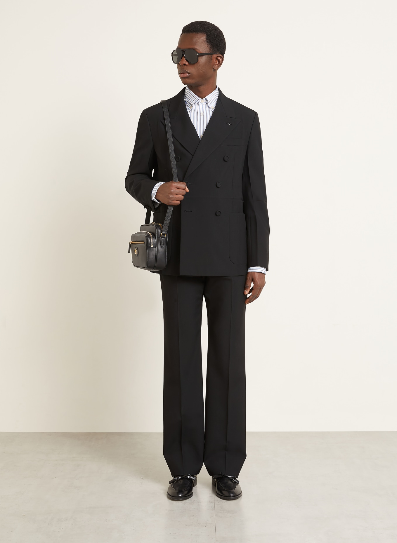 VALENTINO Veste coupe classique: NOIR