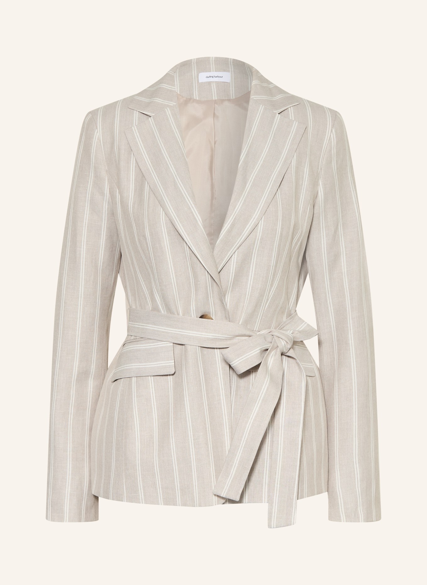 darling harbour Blazer mit Leinen: BEIGE