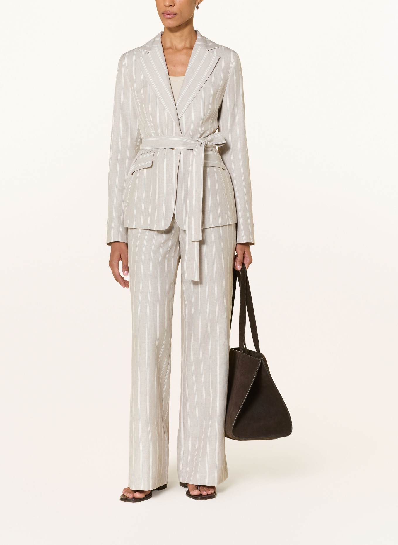 darling harbour Blazer mit Leinen: BEIGE