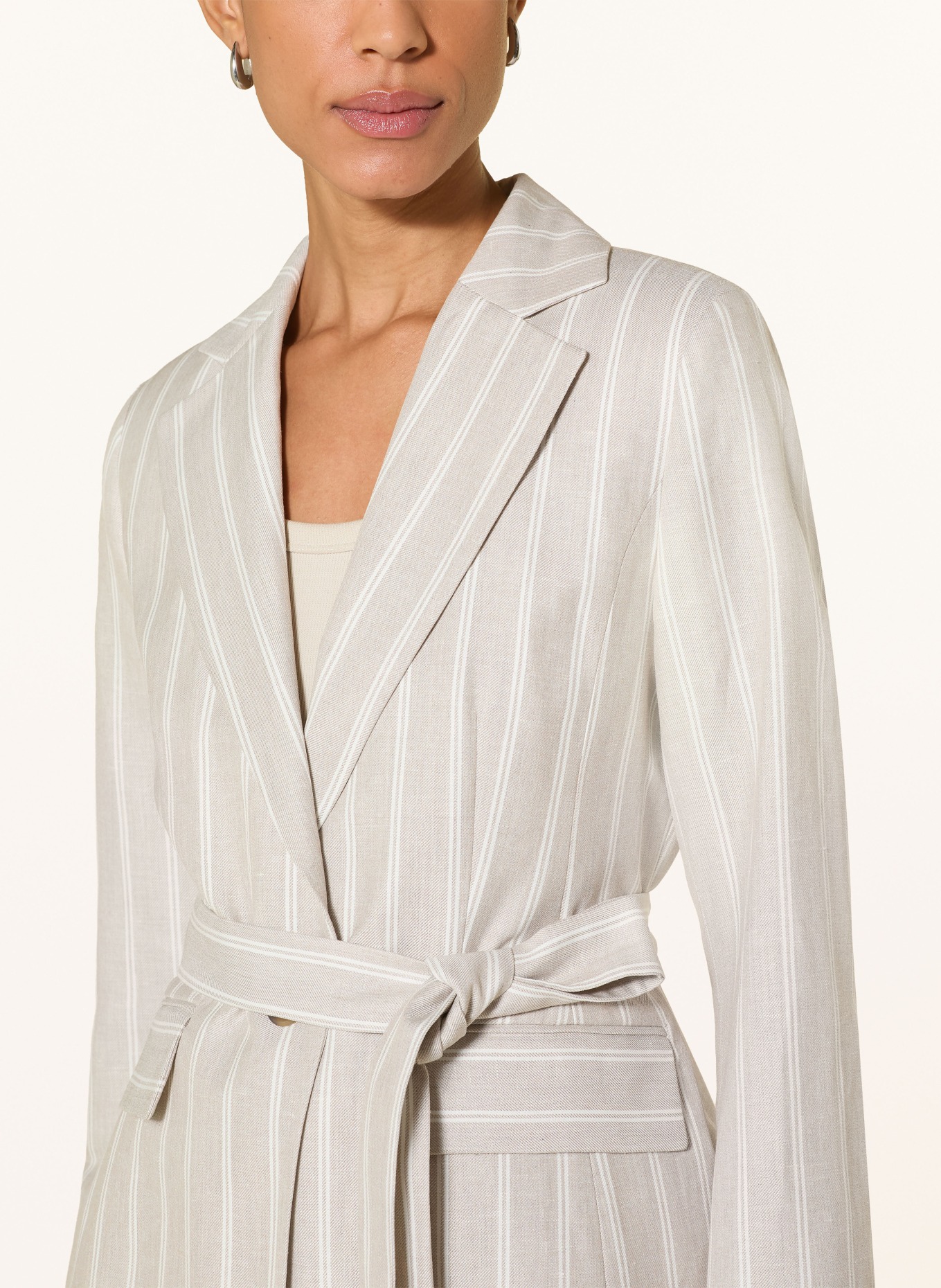 darling harbour Blazer mit Leinen: BEIGE