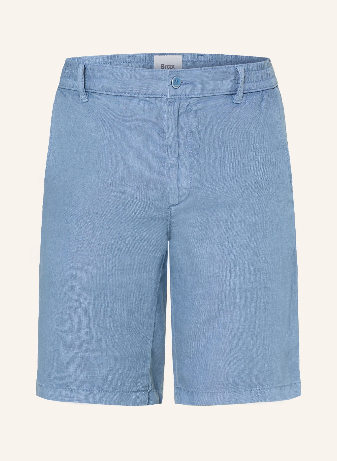 BRAX Szorty lniane: JASNONIEBIESKI