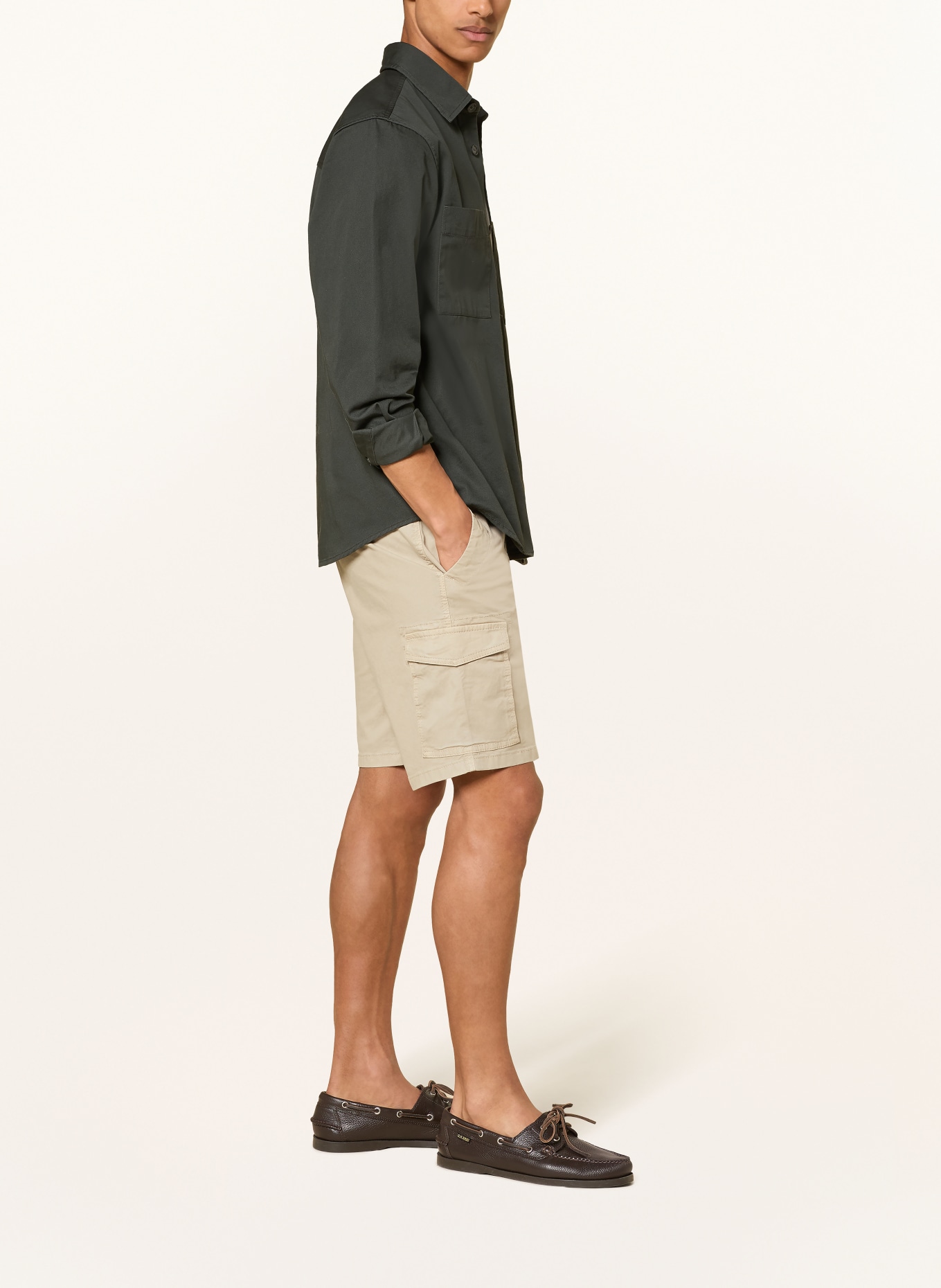 BRAX Cargoshorts: BEIGE