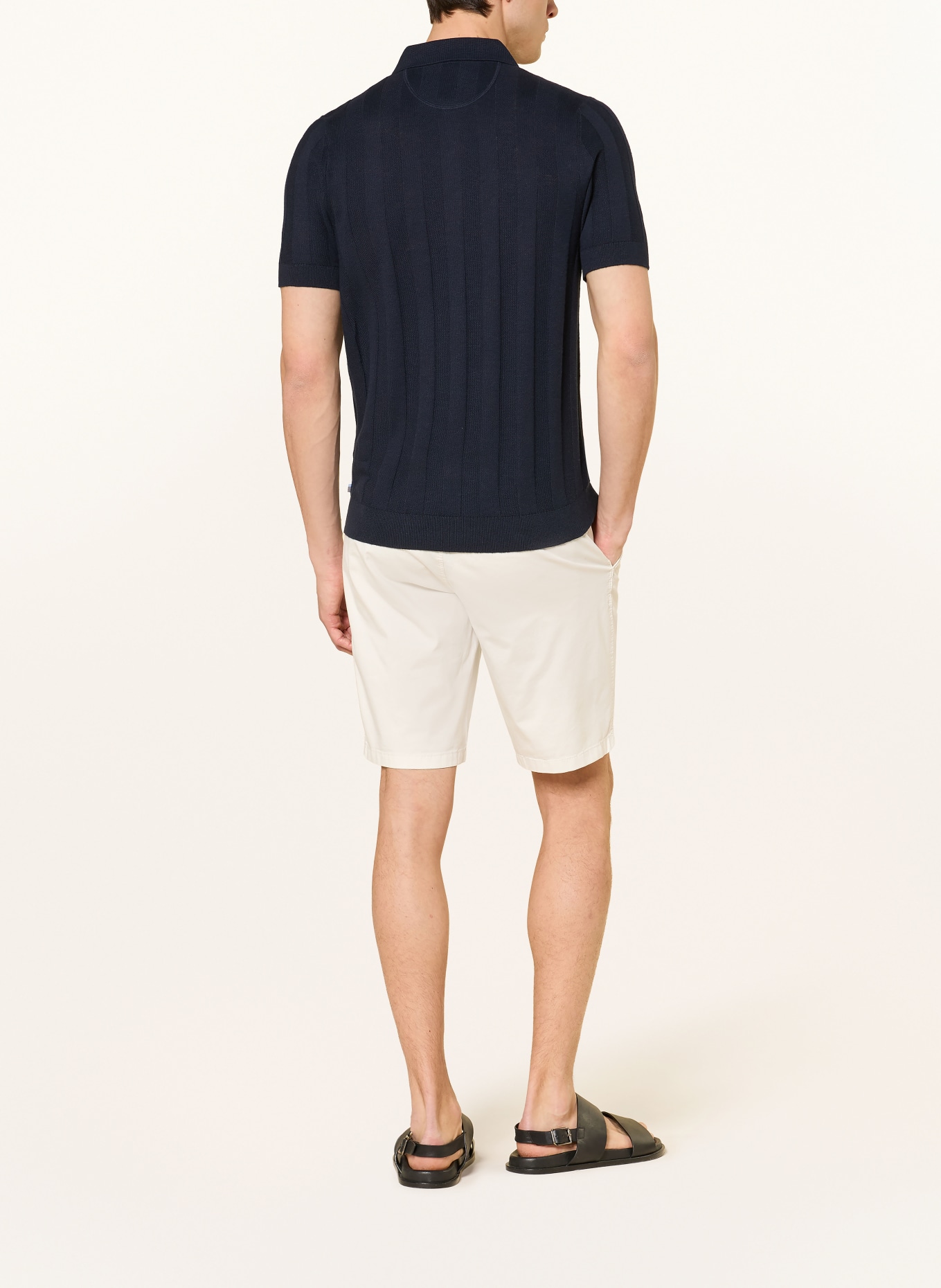 BRAX BARI Regular Fit Shorts: LIGHT BROWN