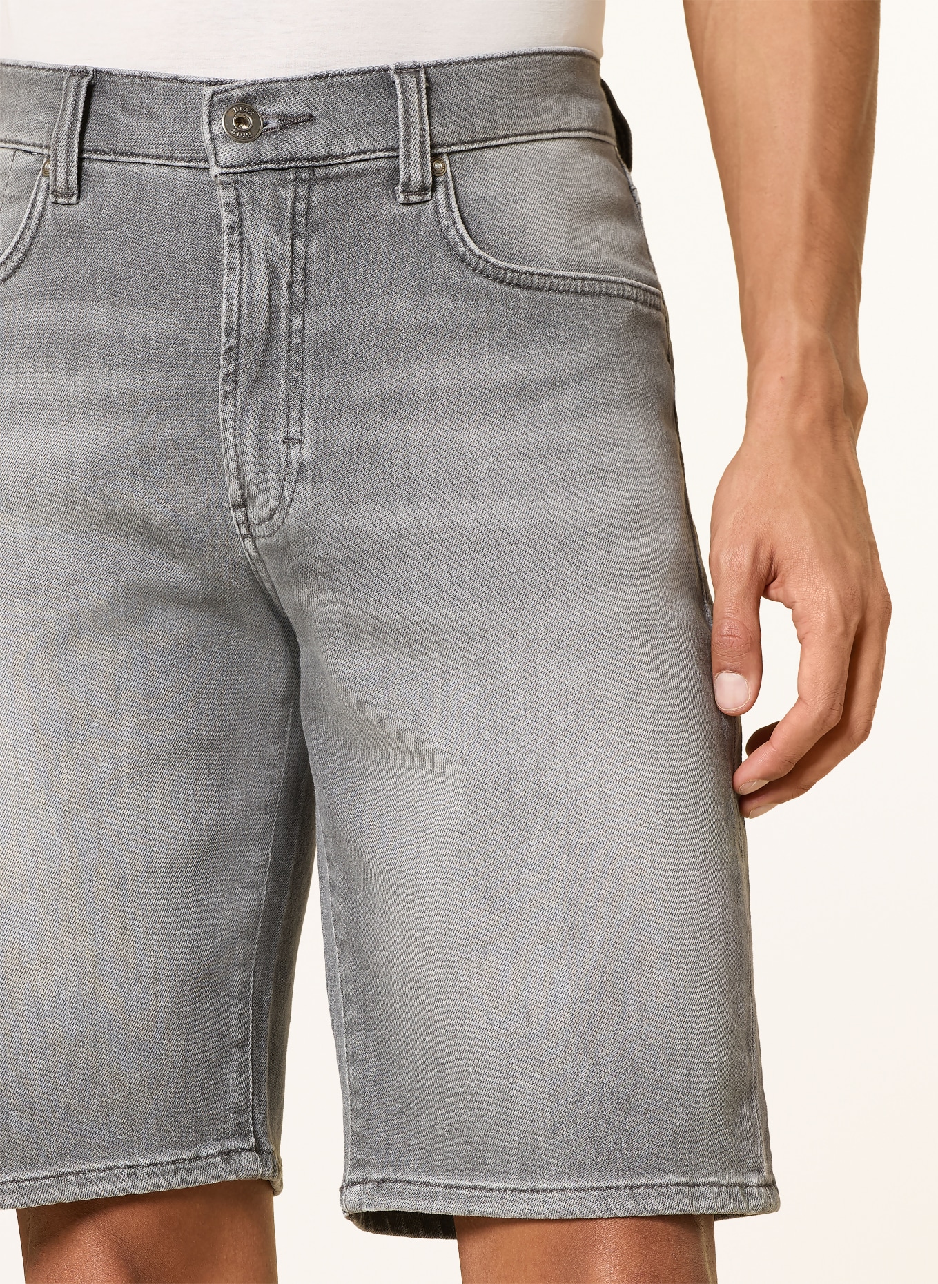 BRAX Szorty dżinsowe CLINT: 06 CUTY DUST USED