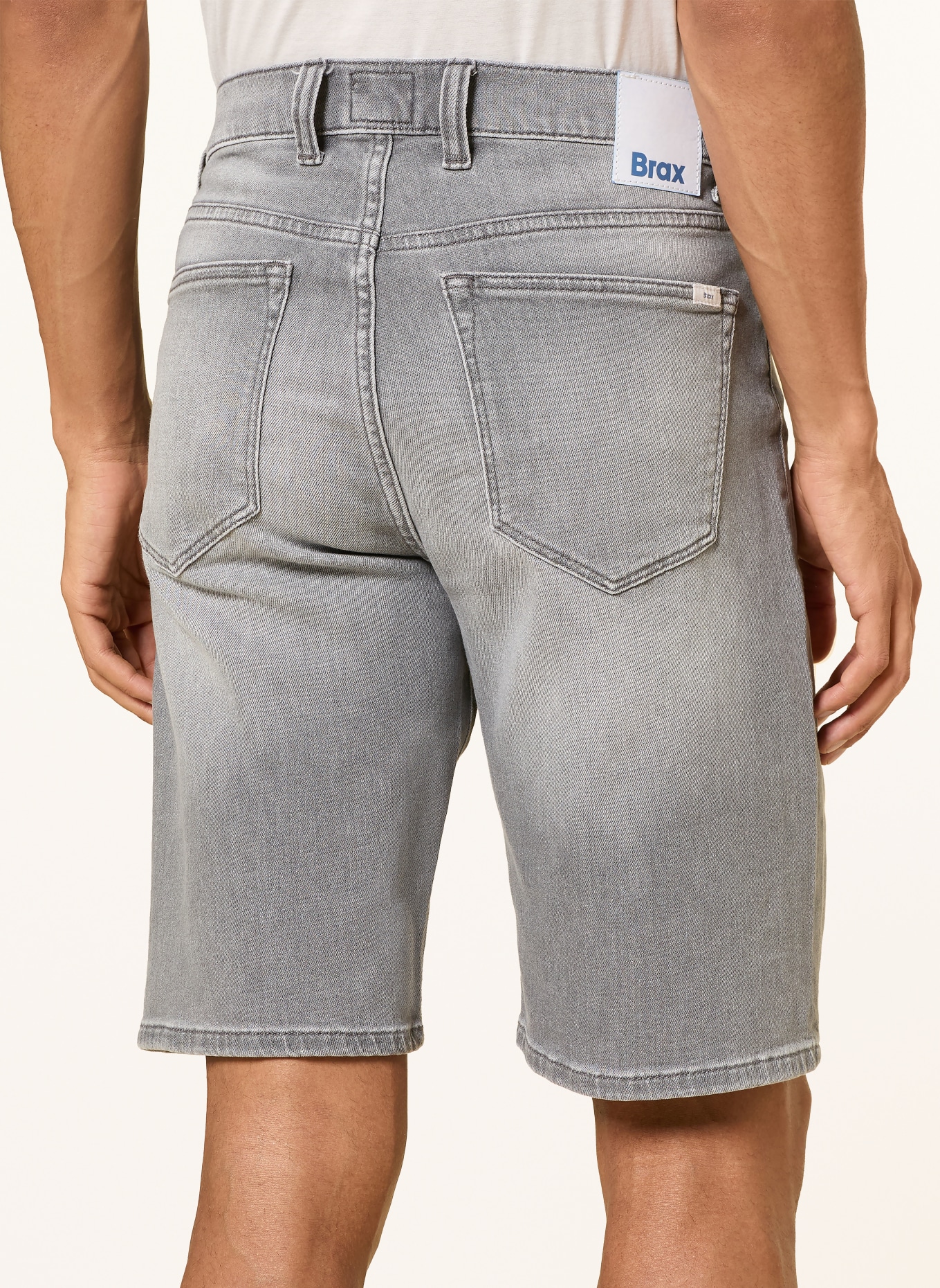BRAX Szorty dżinsowe CLINT: 06 CUTY DUST USED