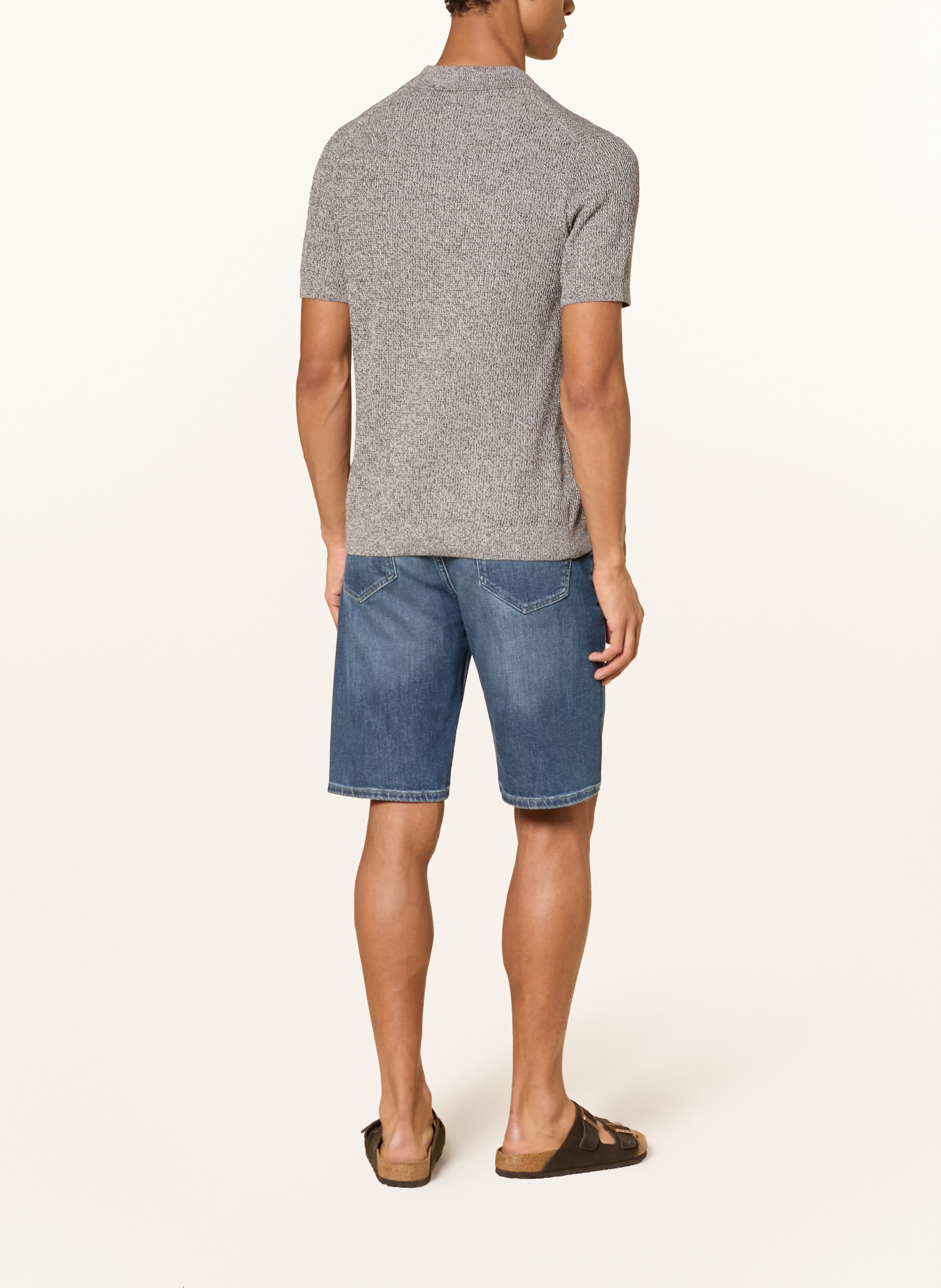 BRAX Džínové šortky CLINT: 14 DARK STEEL USED