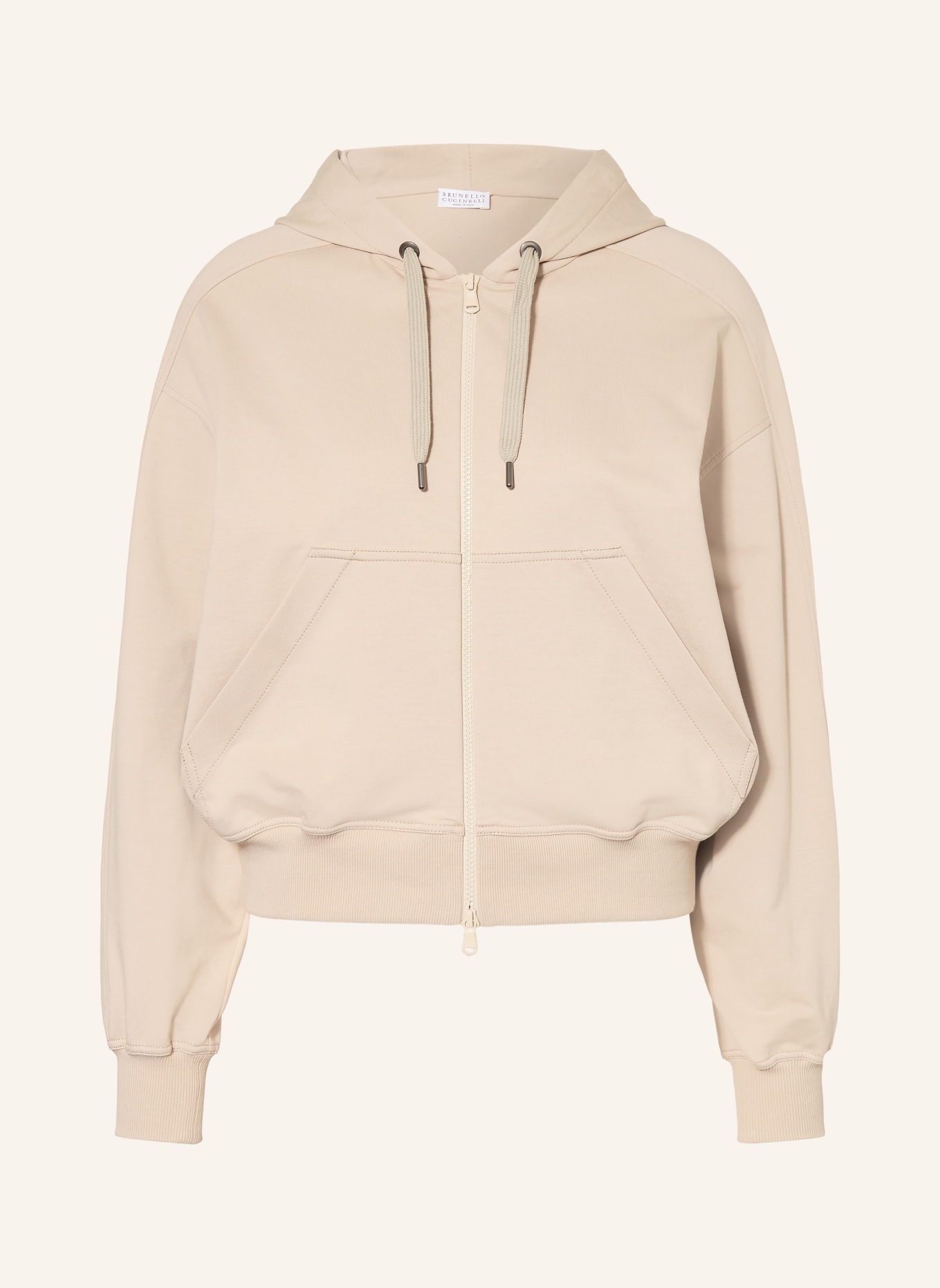 BRUNELLO CUCINELLI Sweatjacke: BEIGE