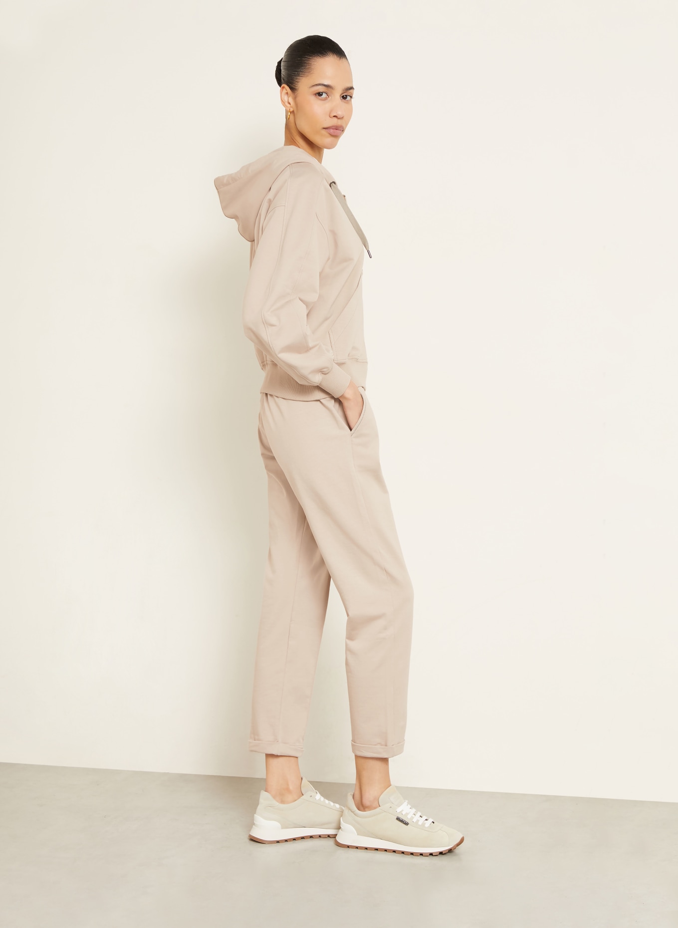 BRUNELLO CUCINELLI Sweatjacke: BEIGE