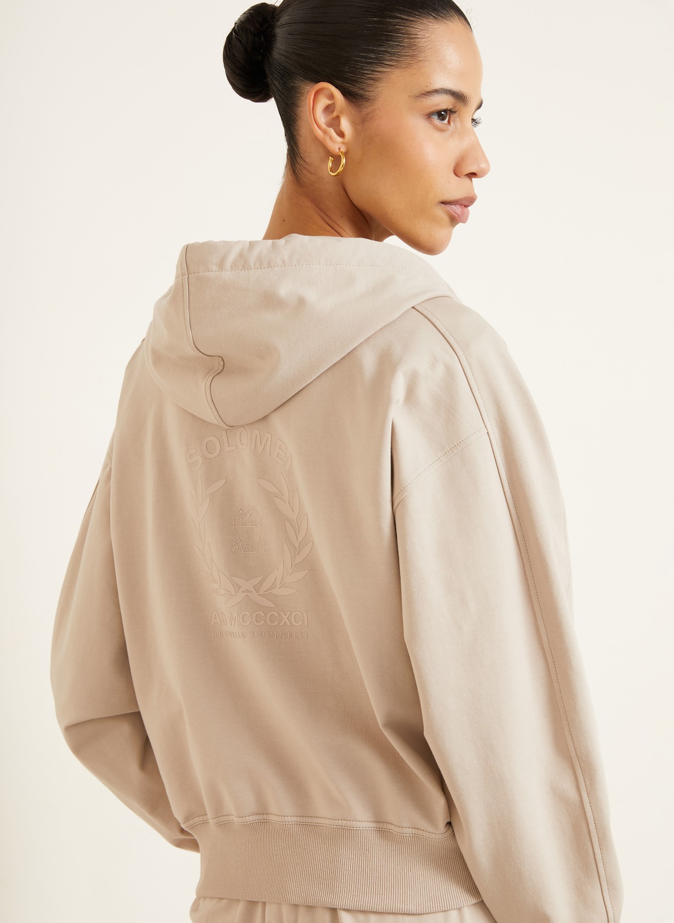 BRUNELLO CUCINELLI Sweatjacke: BEIGE