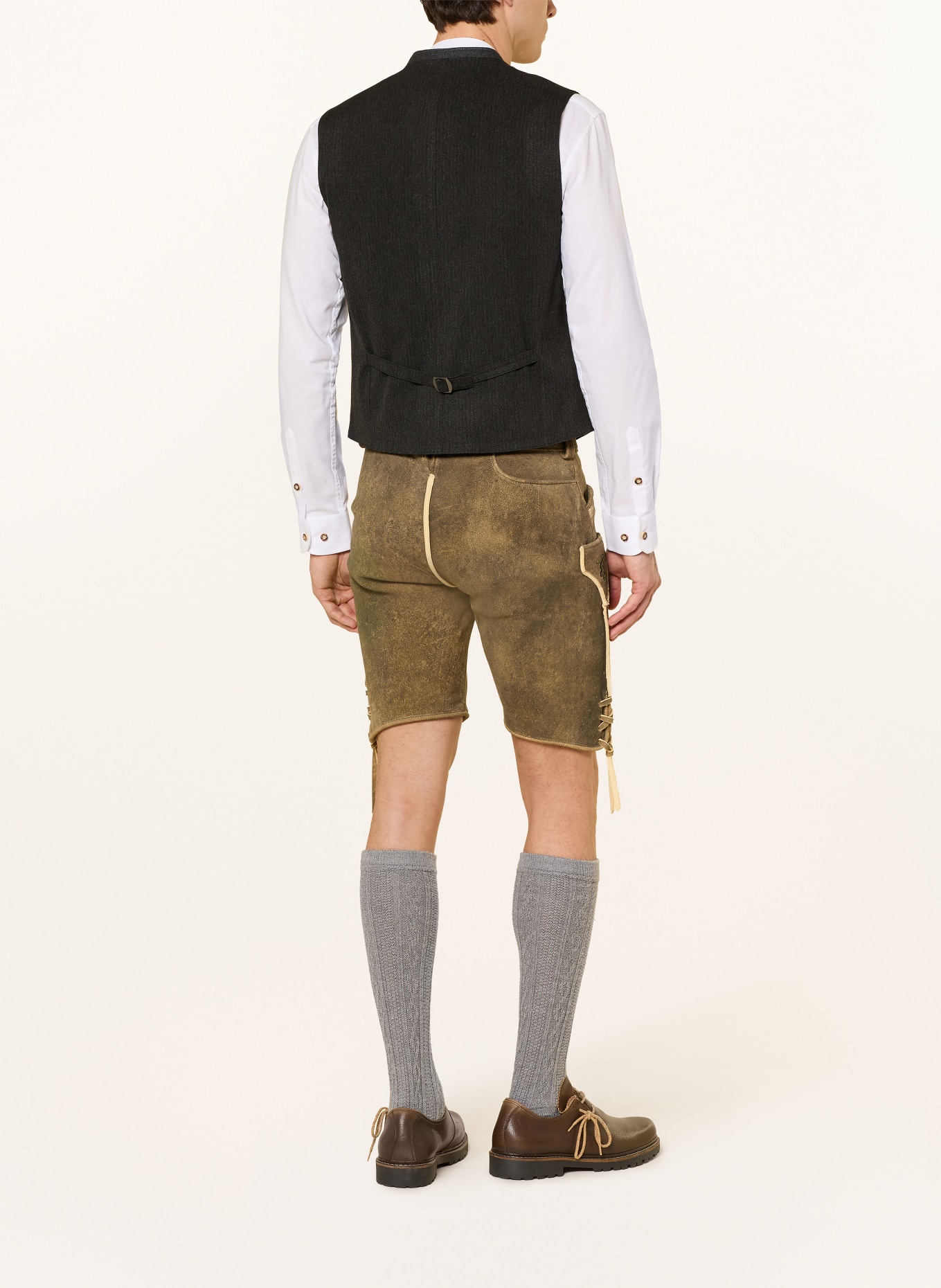 Hammerschmid Trachtenweste PETER Slim Fit: GRAU / DUNKELGRAU / SCHWARZ