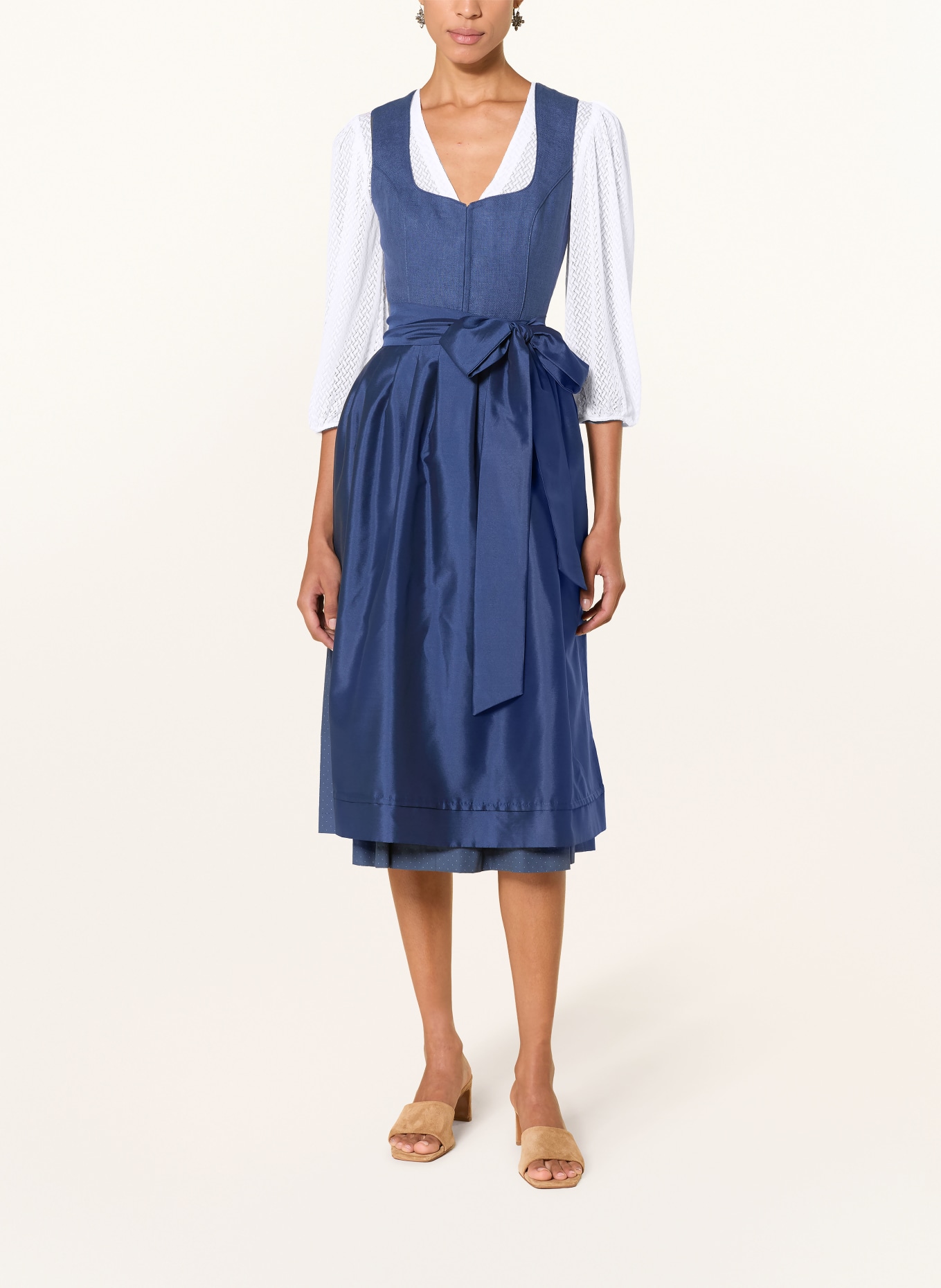 Heimatglück Tracht Dirndlbluse JULE aus Spitze: WEISS