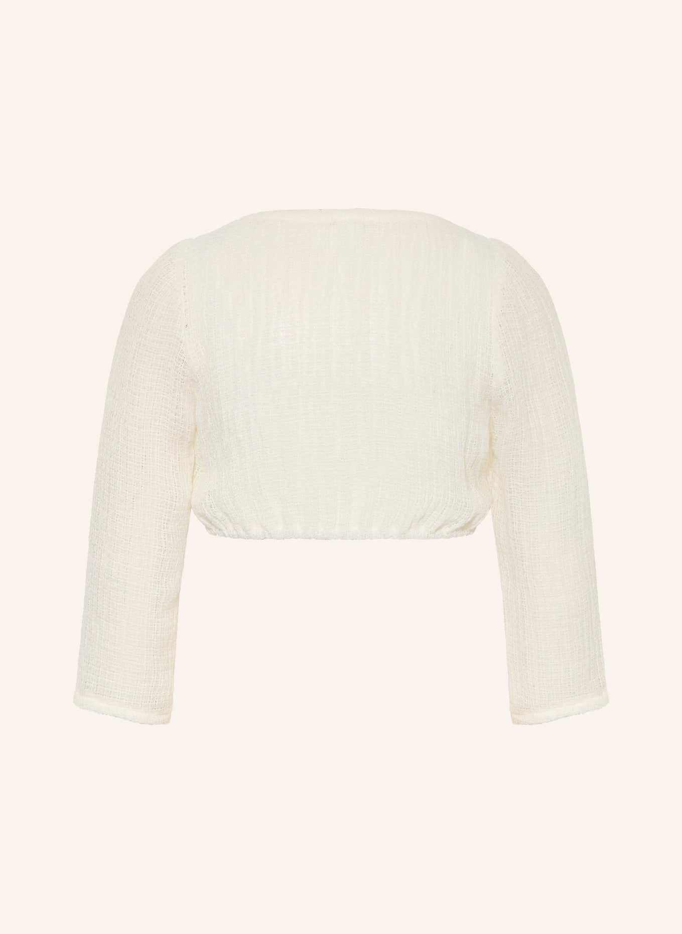 Heimatglück Tracht Bluzka dirndl AMELIE z rękawami 3/4: ECRU