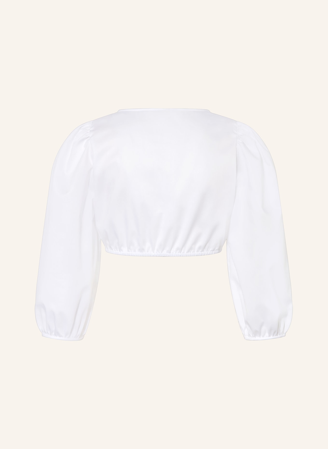 Heimatglück Tracht Dirndlbluse ILVY mit 3/4-Arm: WEISS