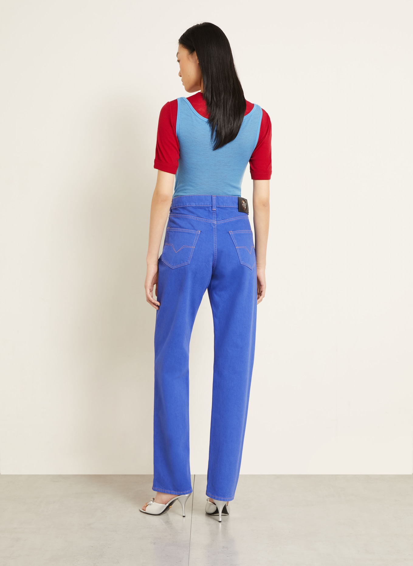 VERSACE Top: NEONBLAU