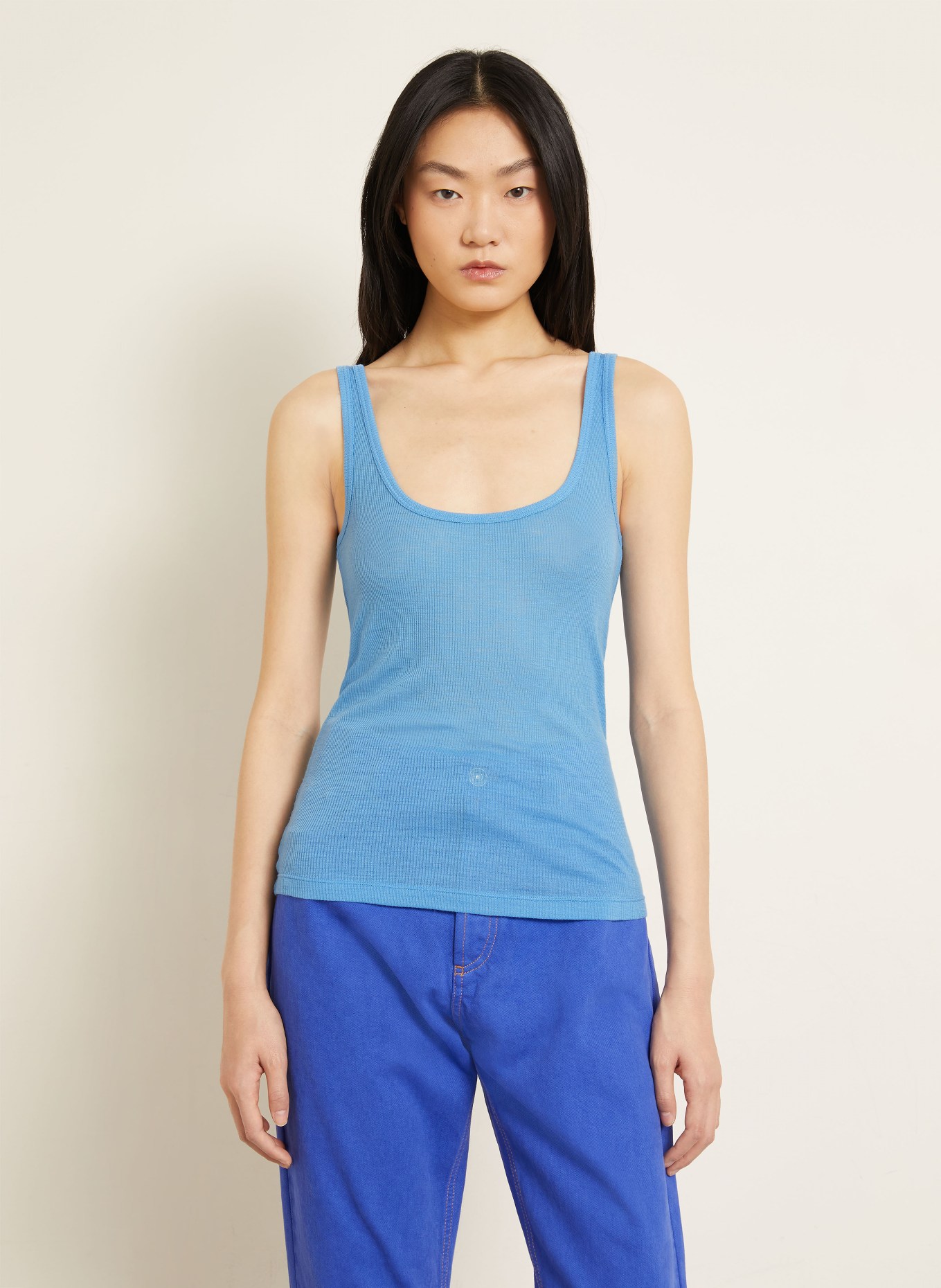 VERSACE Top: NEONBLAU