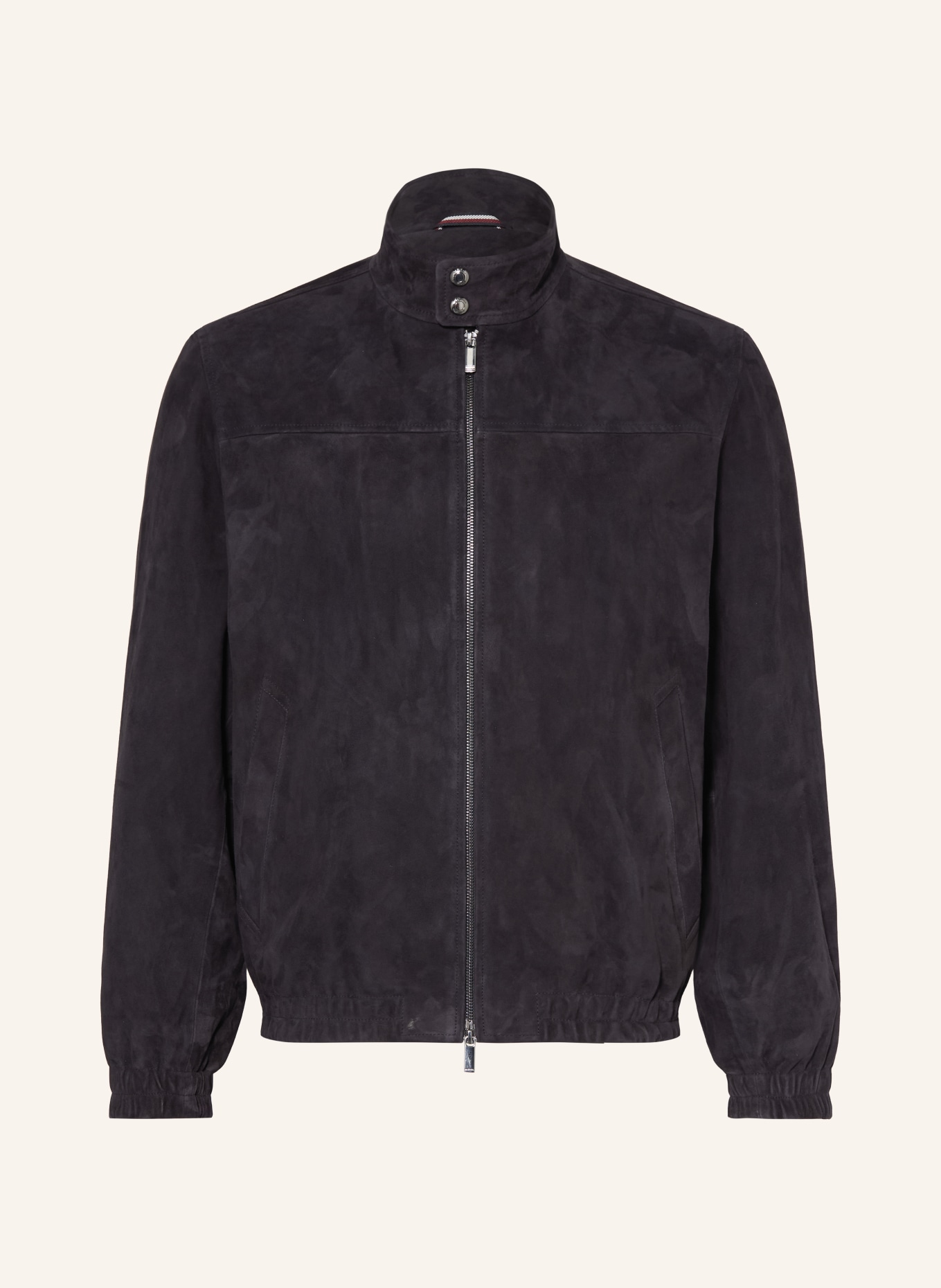 TOMMY HILFIGER Lederjacke: DUNKELBLAU