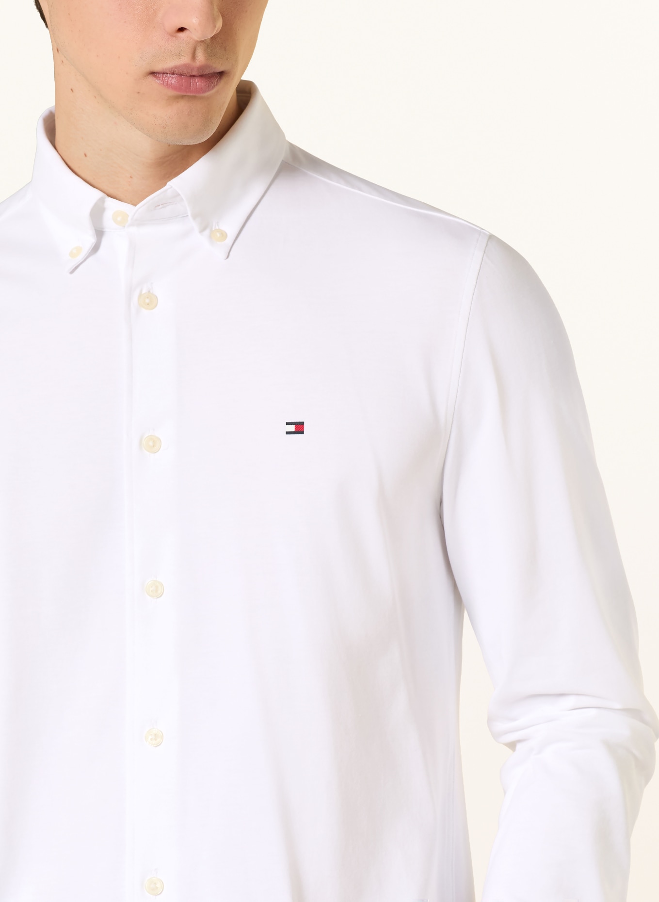 TOMMY HILFIGER Chemise coupe classique: BLANC
