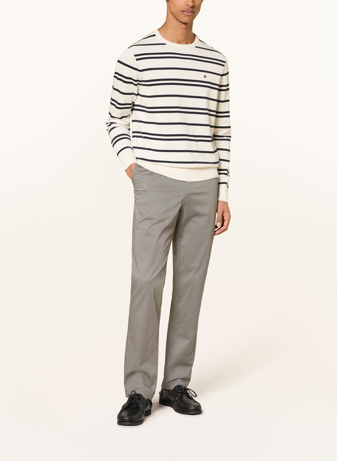 TOMMY HILFIGER Chino DENTON Regular Fit: GRAU