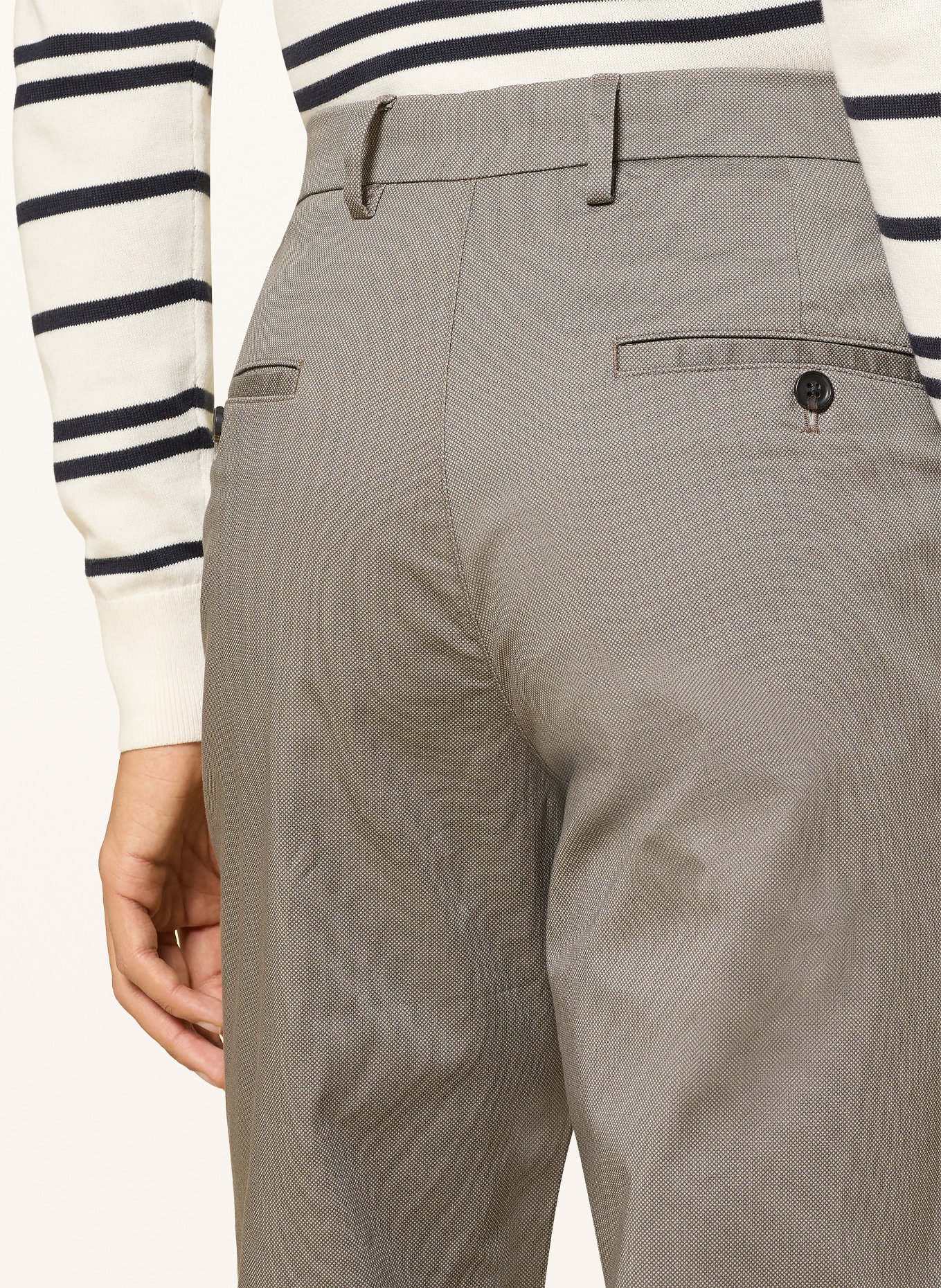 TOMMY HILFIGER Chino DENTON Regular Fit: GRAU