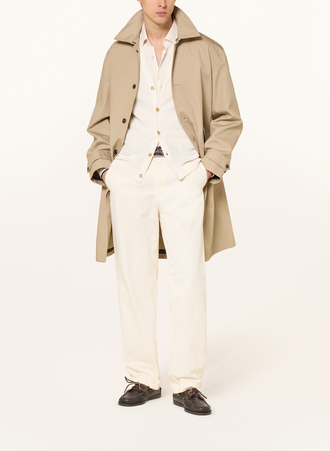 TOMMY HILFIGER Strickjacke: ECRU