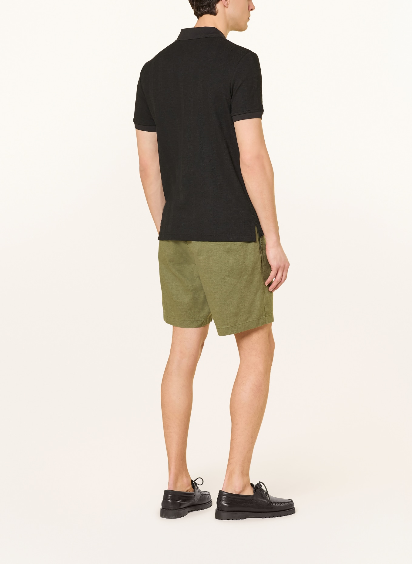 TOMMY HILFIGER Jersey-Poloshirt Regular Fit: SCHWARZ