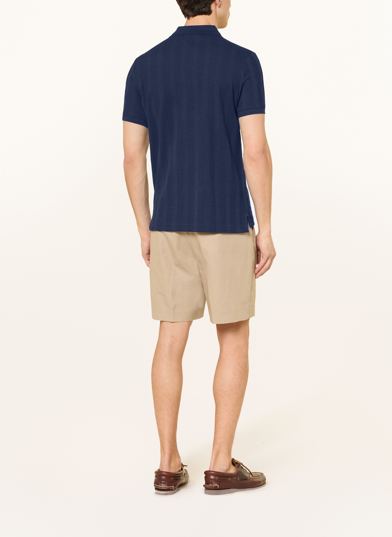 TOMMY HILFIGER Jersey-Poloshirt Regular Fit: DUNKELBLAU