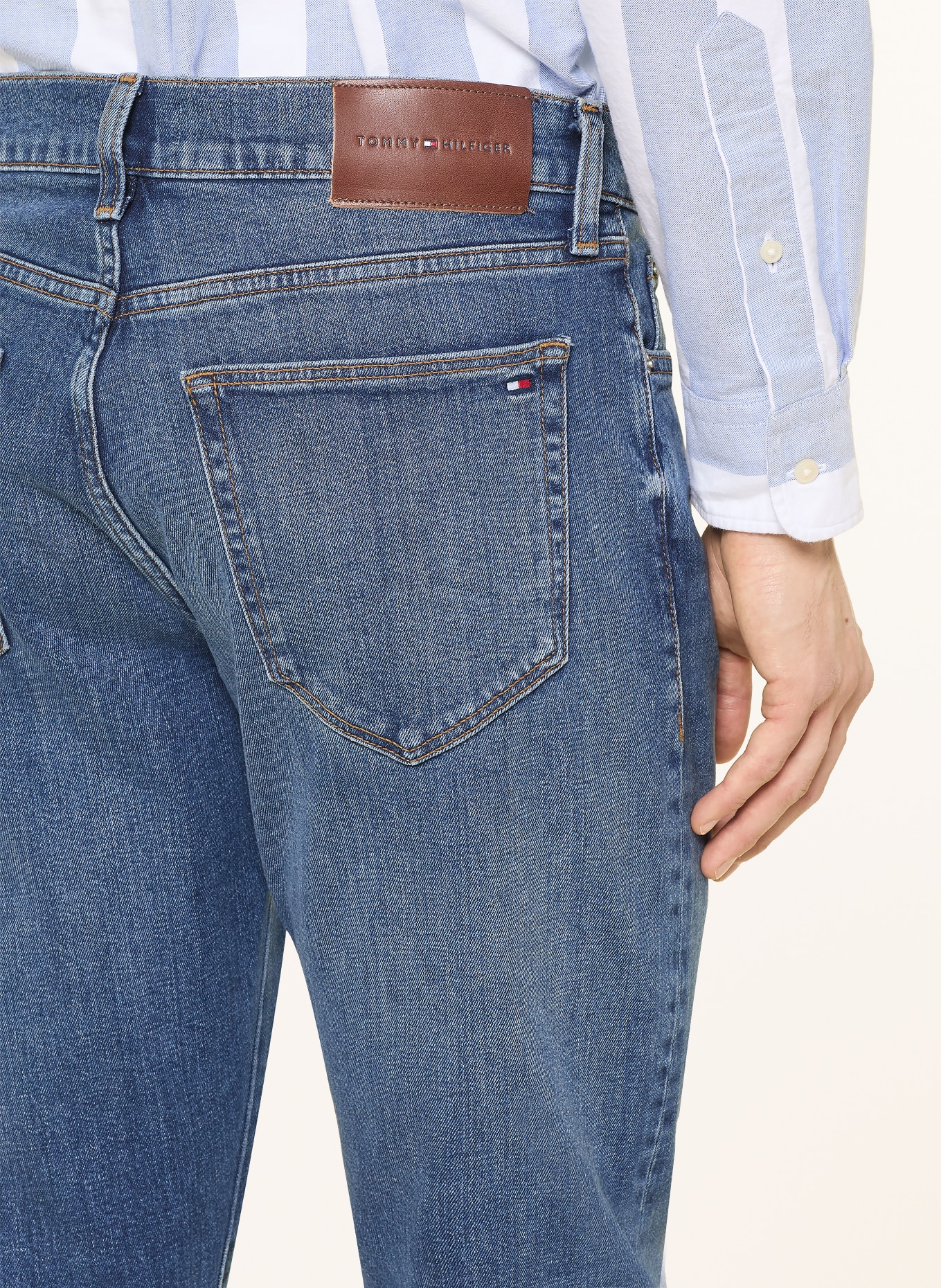 TOMMY HILFIGER Jeans DENTON Slim Straight Fit: 1CX Smoke Blue