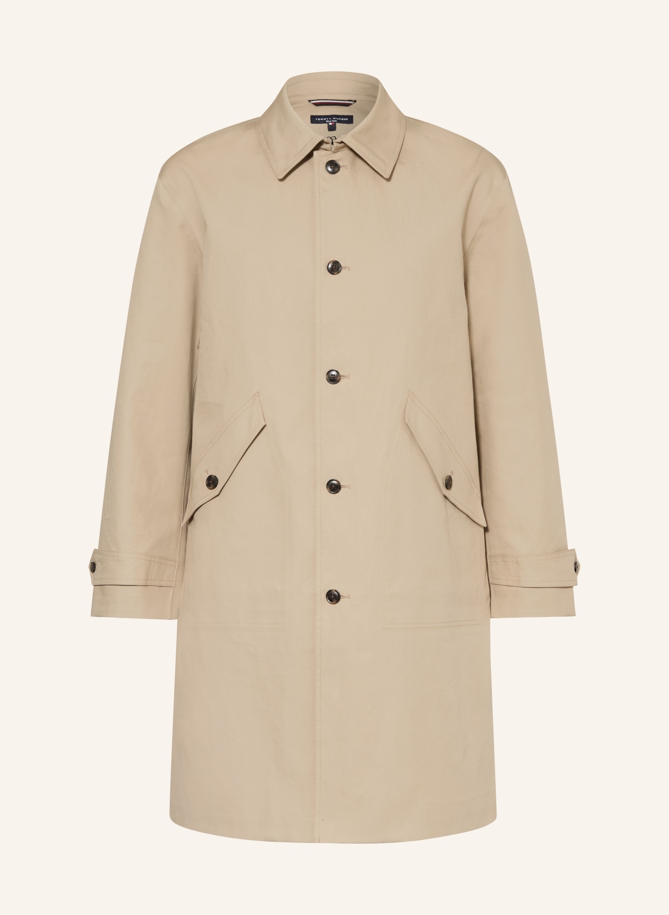 TOMMY HILFIGER Kabát: BÉŽOVÁ