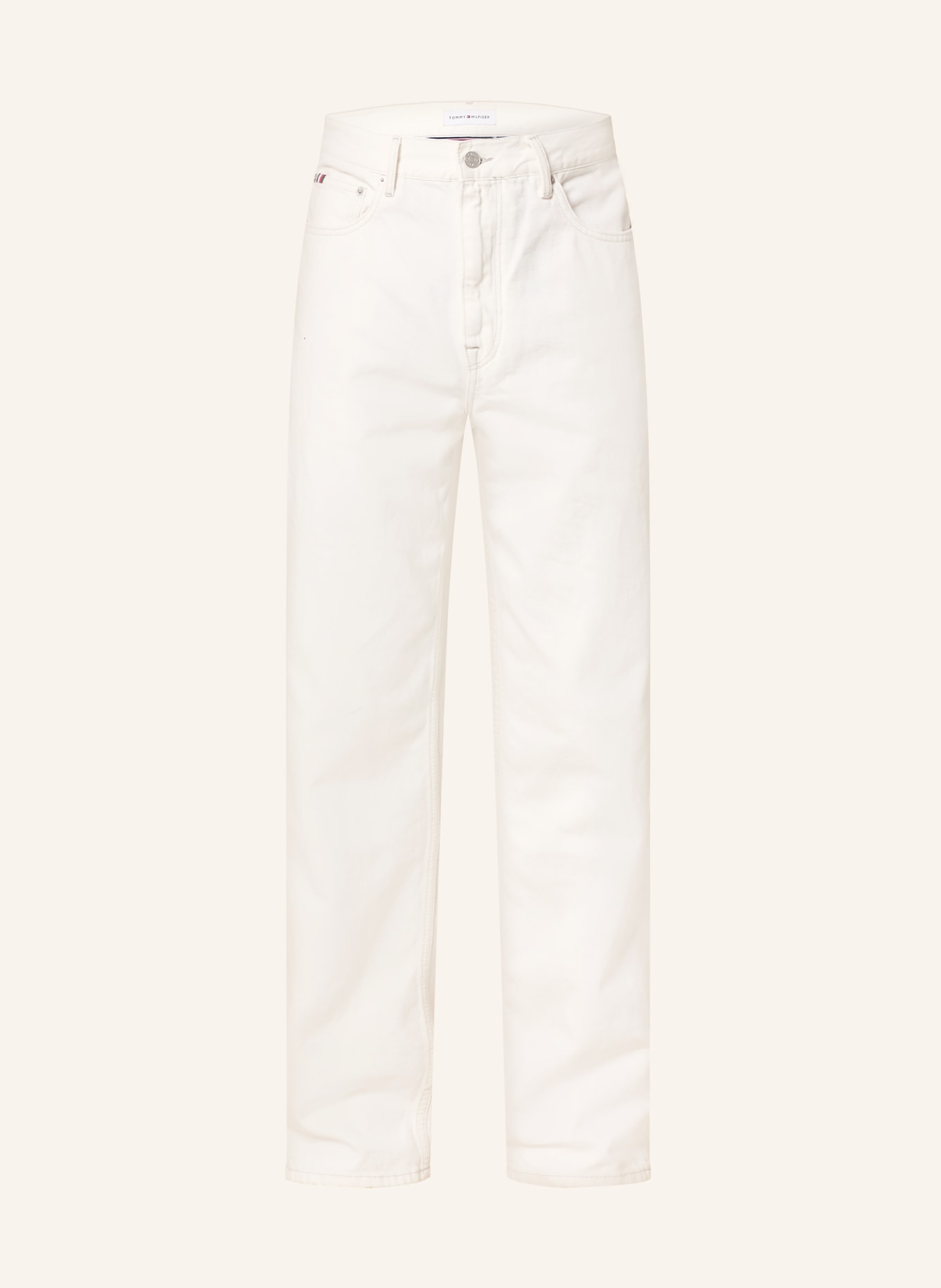 TOMMY HILFIGER Jeans RIVER Relaxed Straight Fit: YBR WHITE