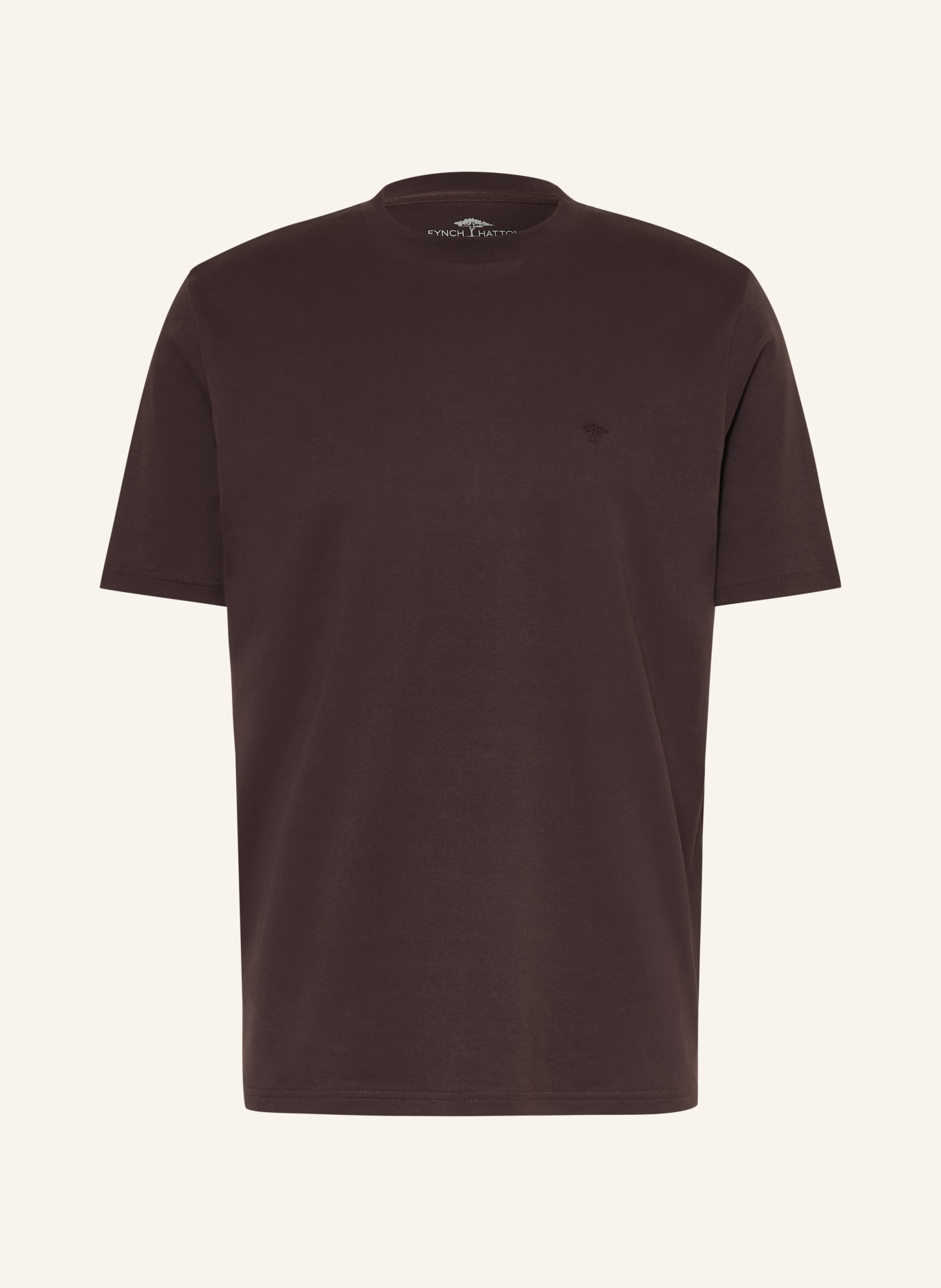 FYNCH-HATTON T-Shirt: DUNKELBRAUN