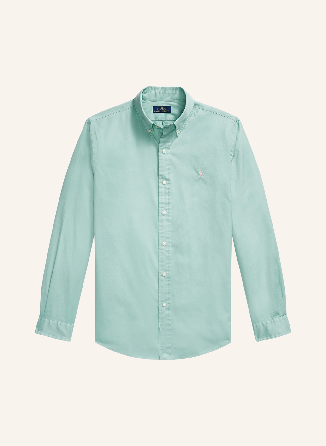 POLO RALPH LAUREN Overhemd Custom Fit: TURQUOISE