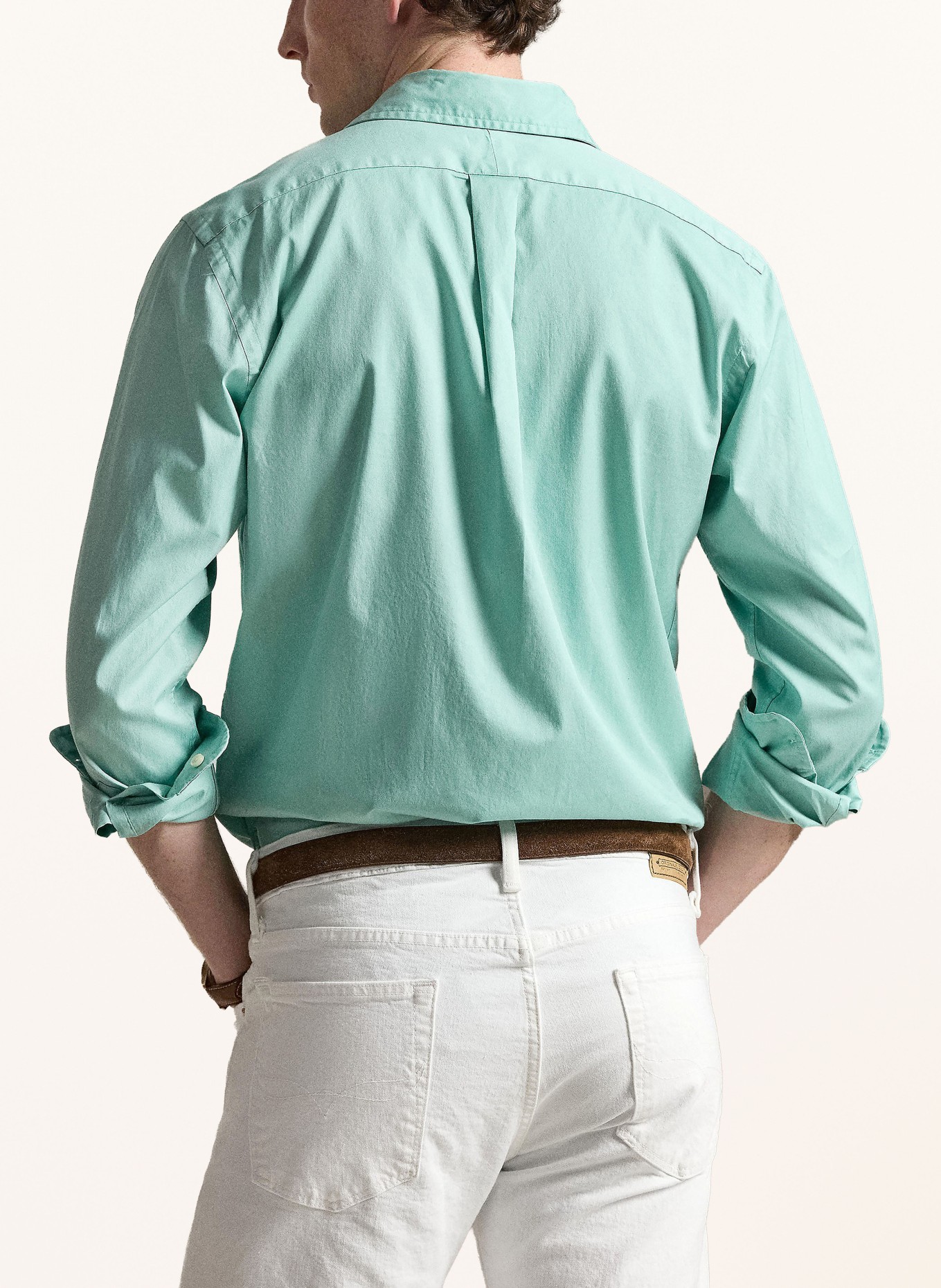 POLO RALPH LAUREN Overhemd Custom Fit: TURQUOISE