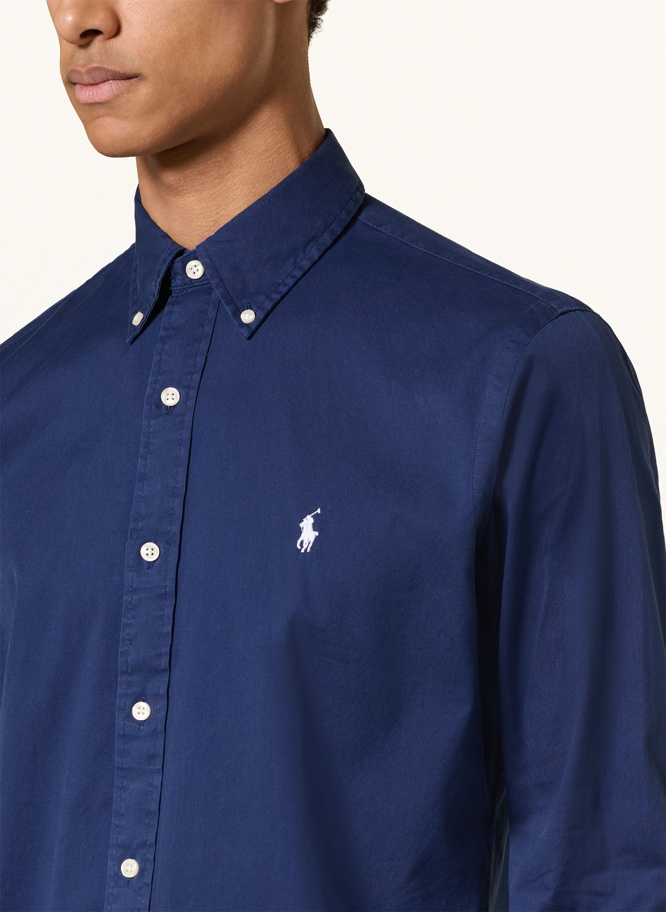 POLO RALPH LAUREN Hemd Custom Fit: DUNKELBLAU
