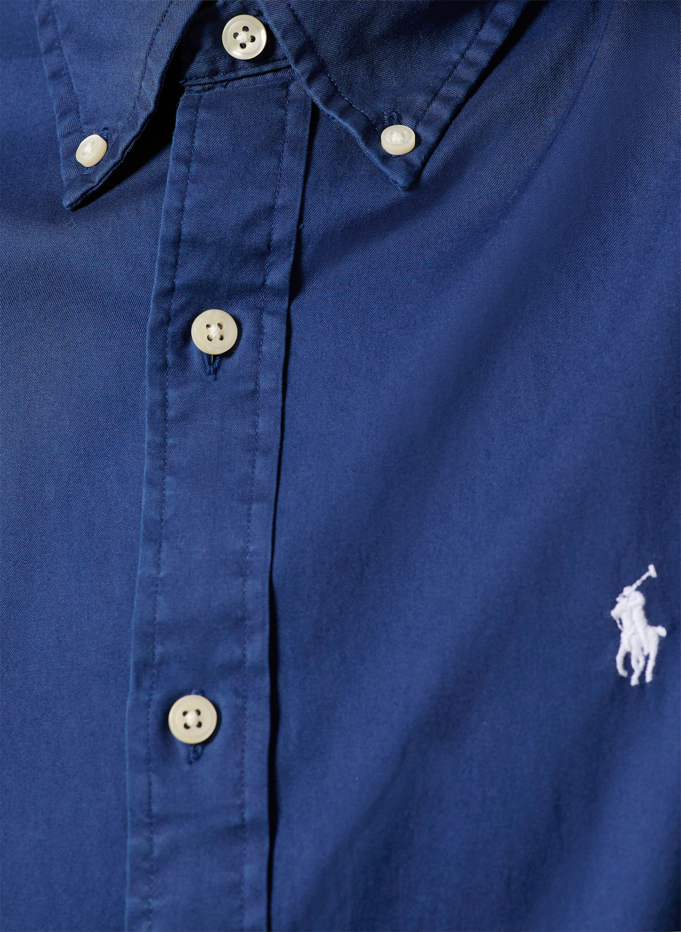POLO RALPH LAUREN Hemd Custom Fit: DUNKELBLAU