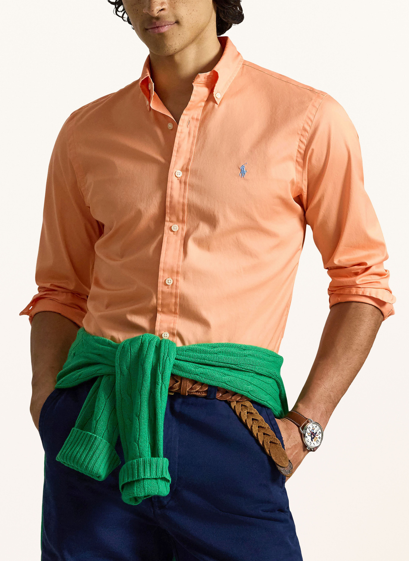 POLO RALPH LAUREN Hemd Custom Fit: HELLORANGE