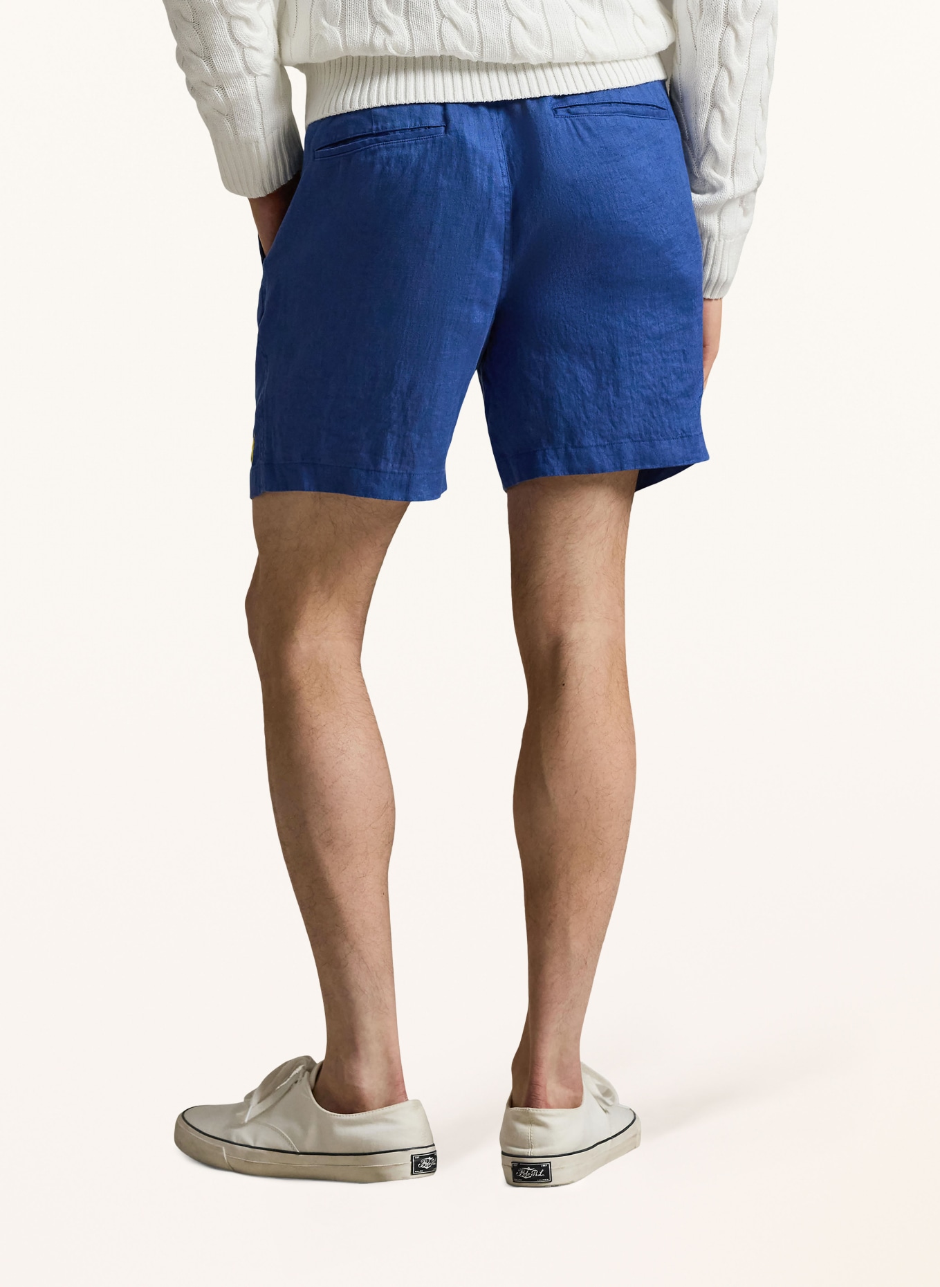 POLO RALPH LAUREN short en lin: BLEU
