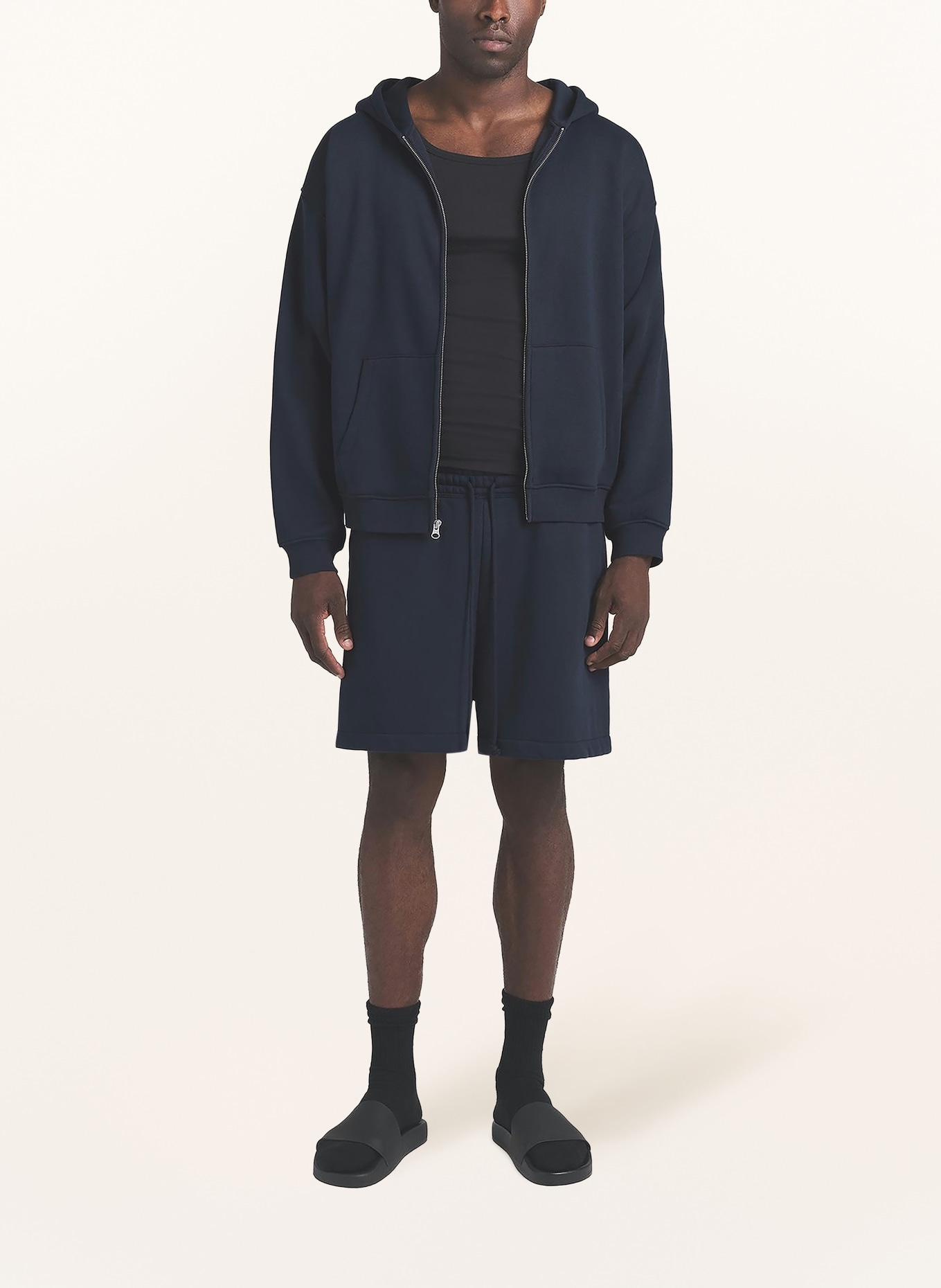 SKIMS Lounge-Sweatjacke FLEECE LOUNGE: NAVY