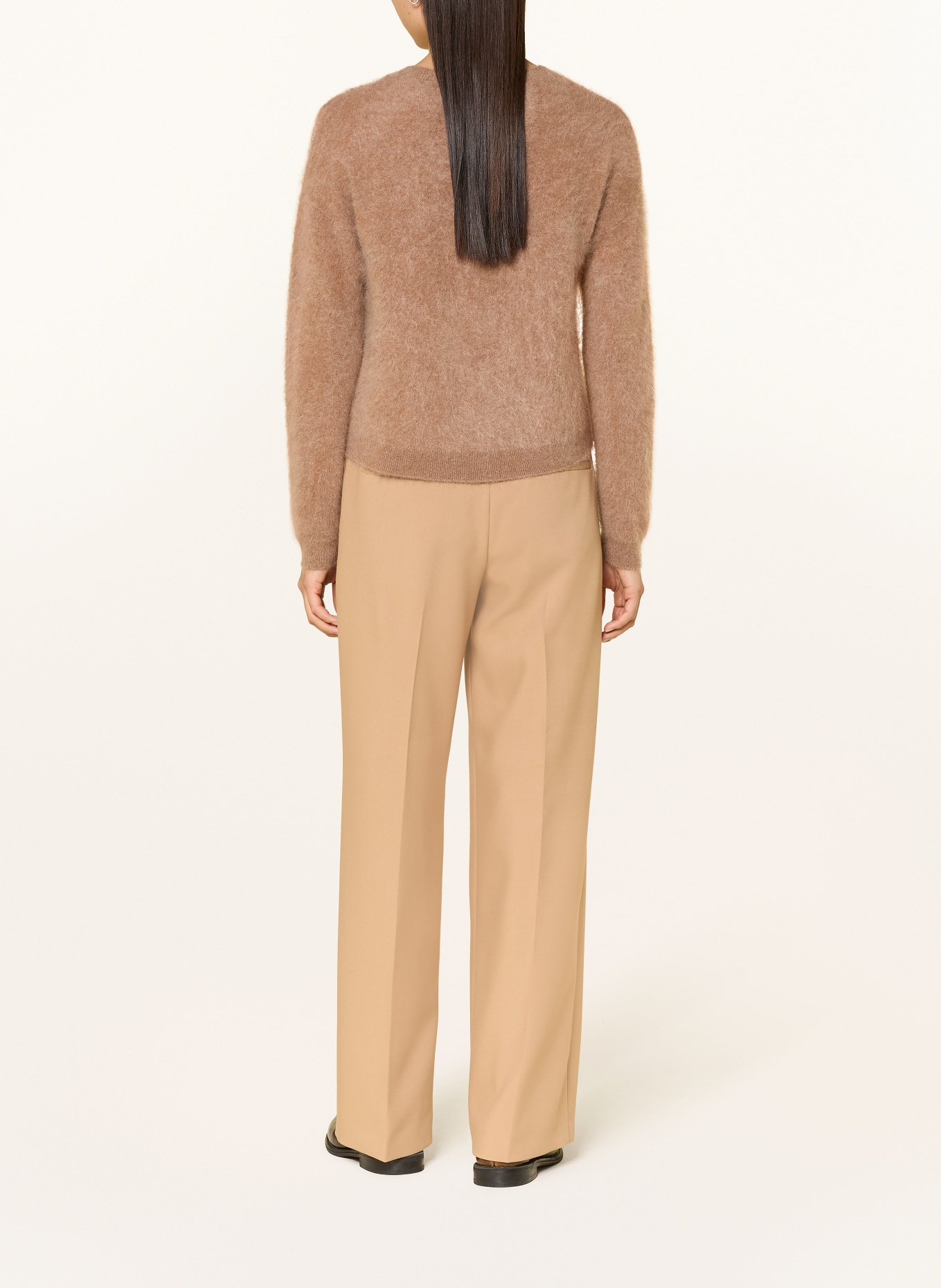 darling harbour Cashmere cardigan: DARK CAMEL