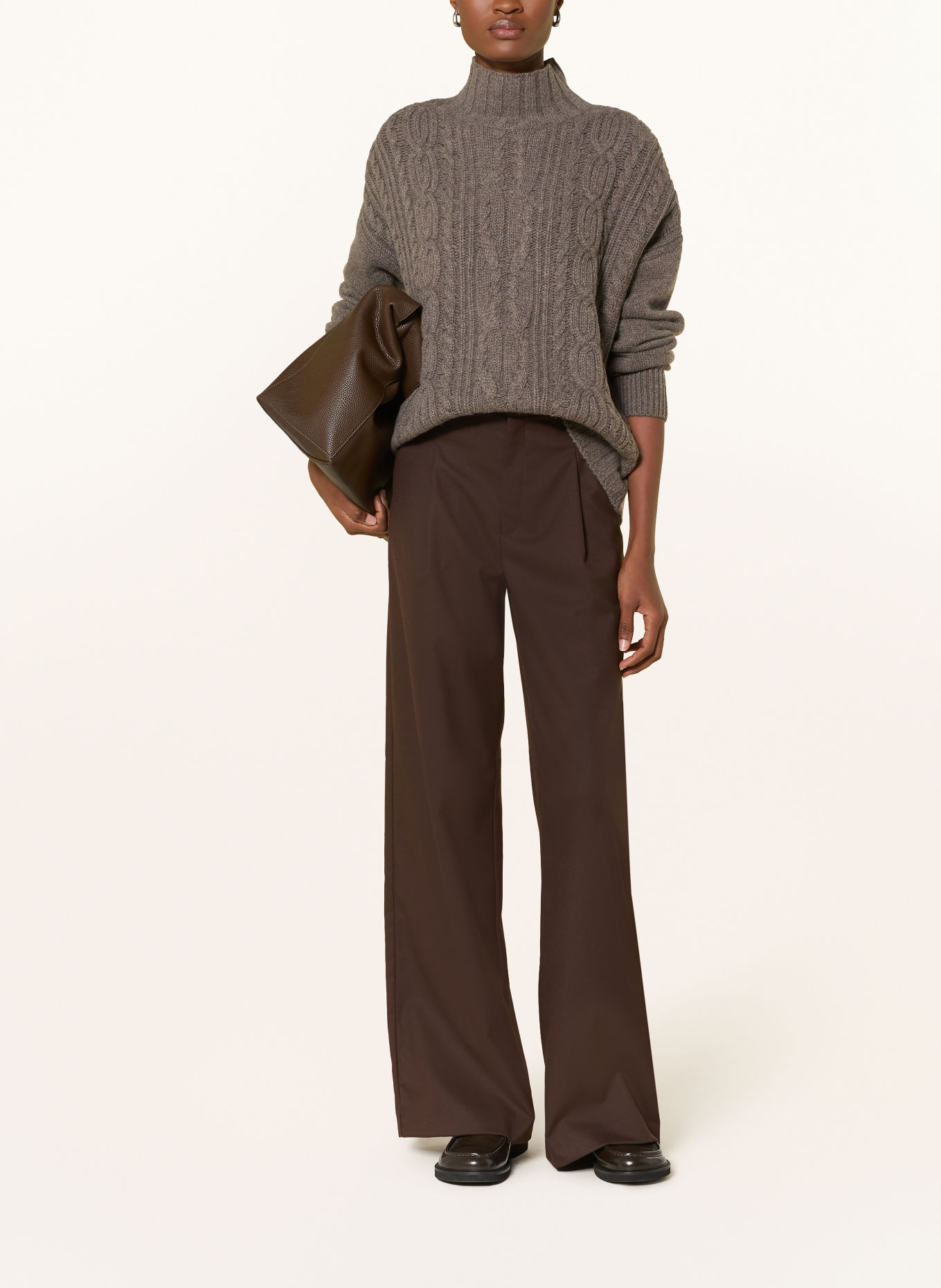 darling harbour Pullover mit Cashmere: truffle melange