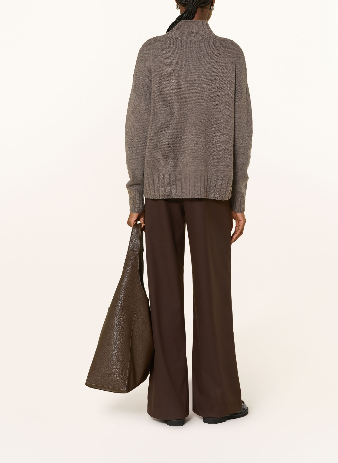 darling harbour Pullover mit Cashmere: truffle melange