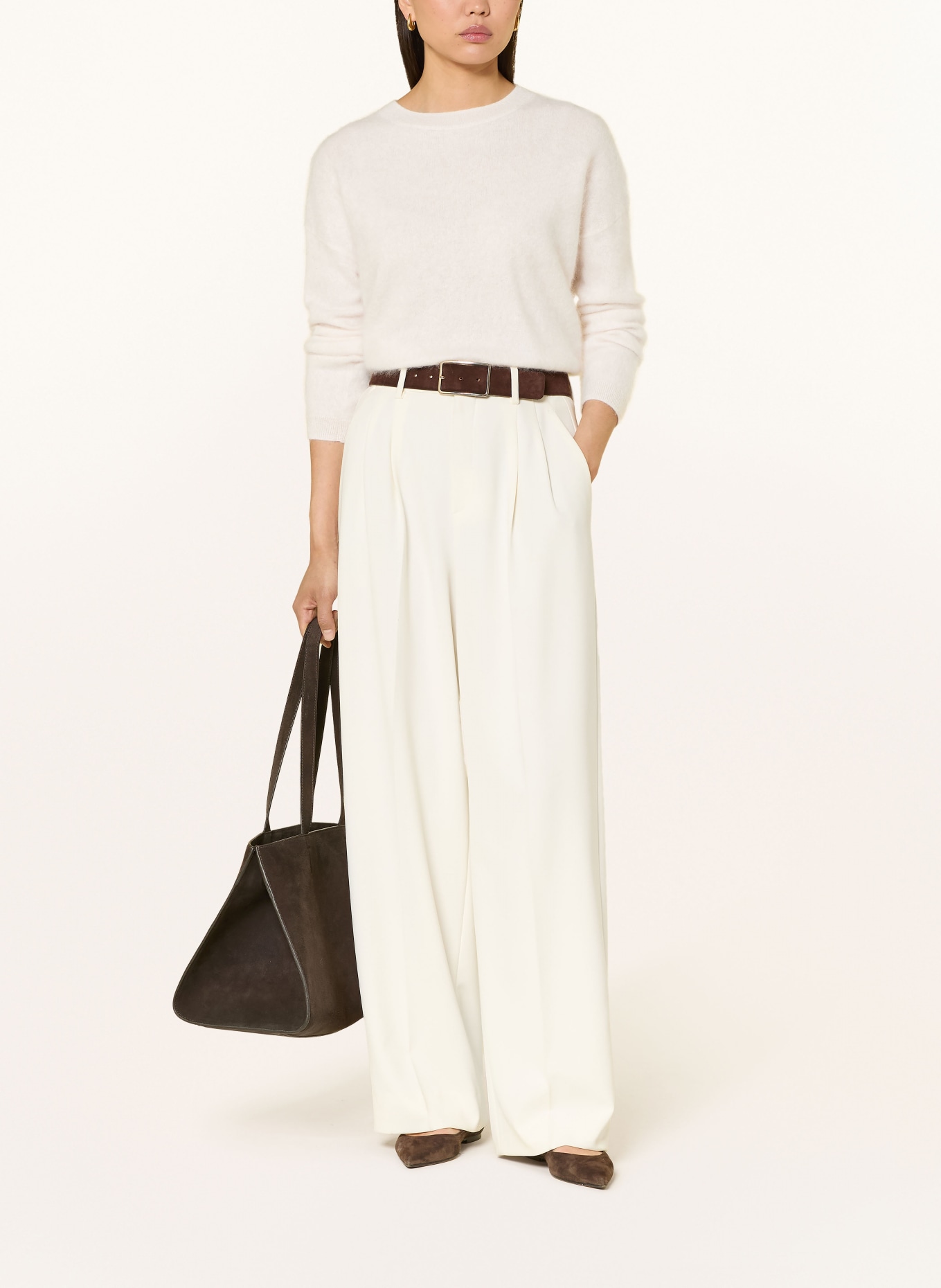 darling harbour Cashmere Sweater: CREME