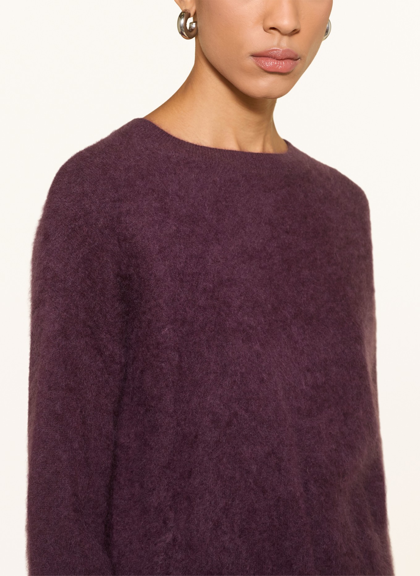 darling harbour Cashmere Sweater: PLUM