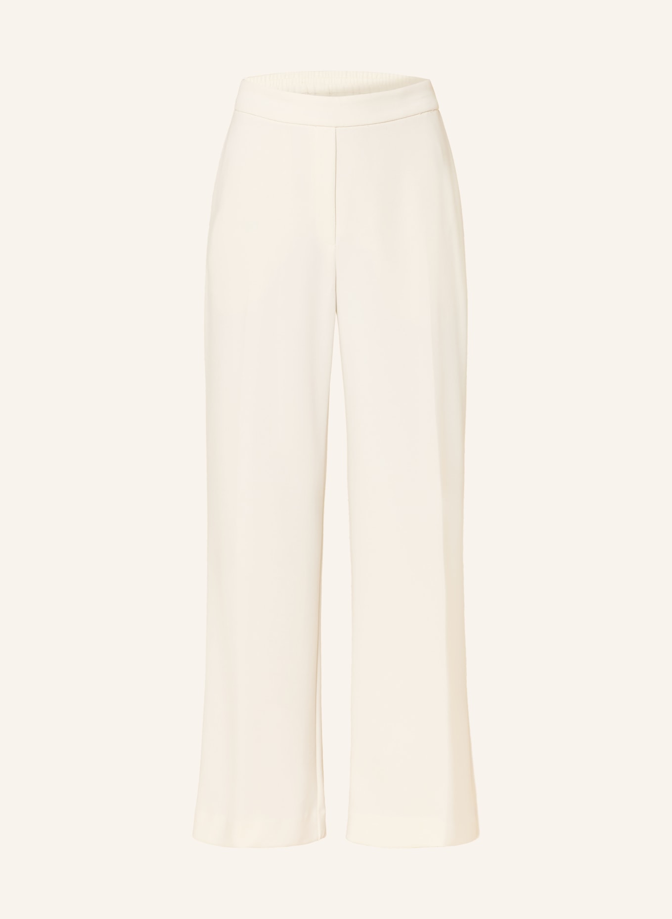 Calvin Klein kalhoty s volánky: KRÉMOVÁ