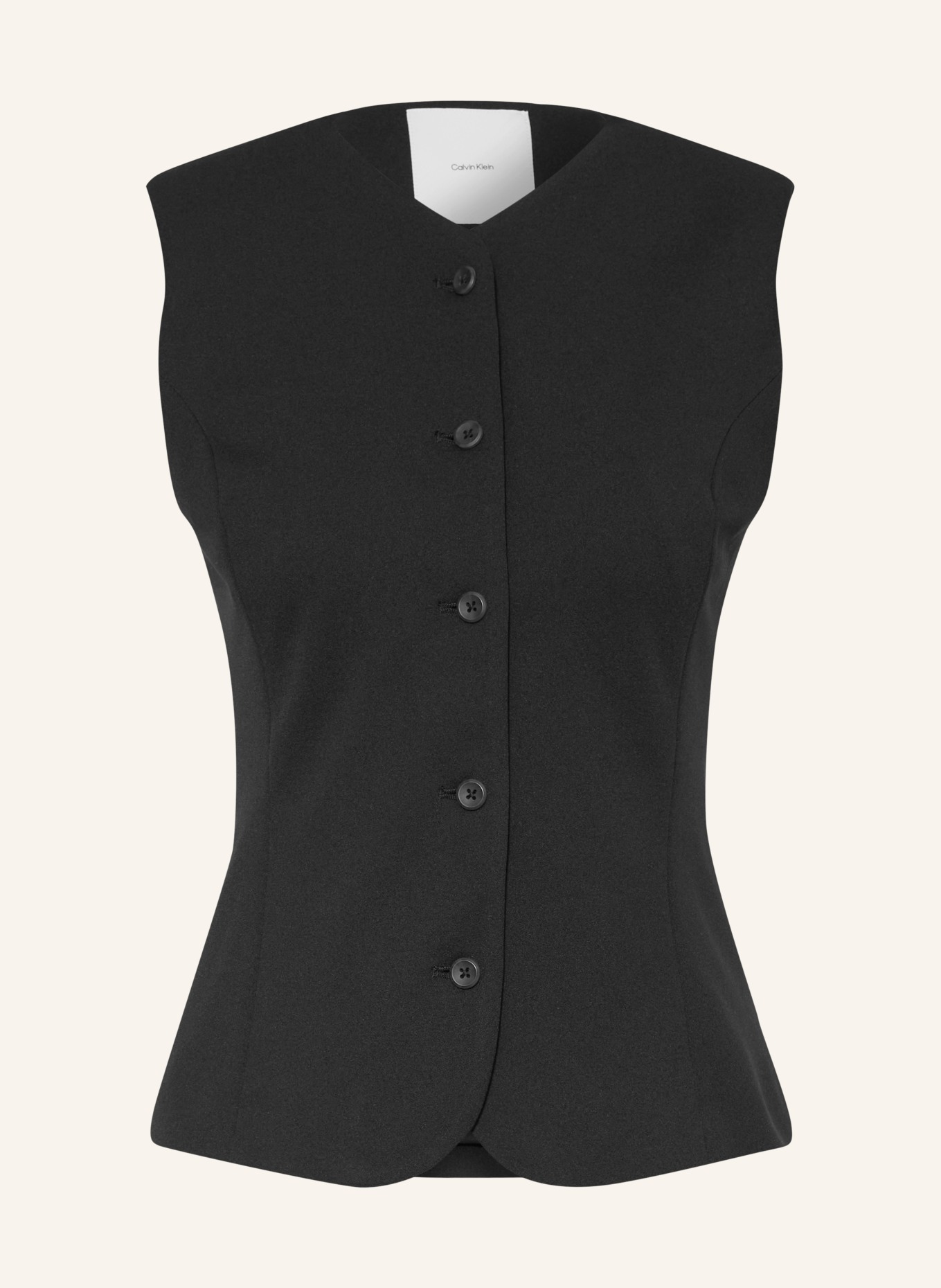 Calvin Klein Blazer vest: BLACK