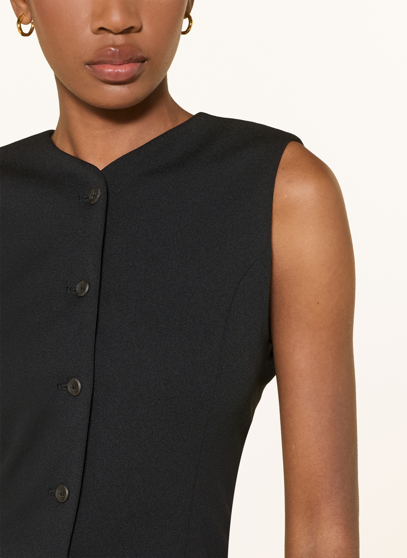 Calvin Klein Blazer vest: BLACK