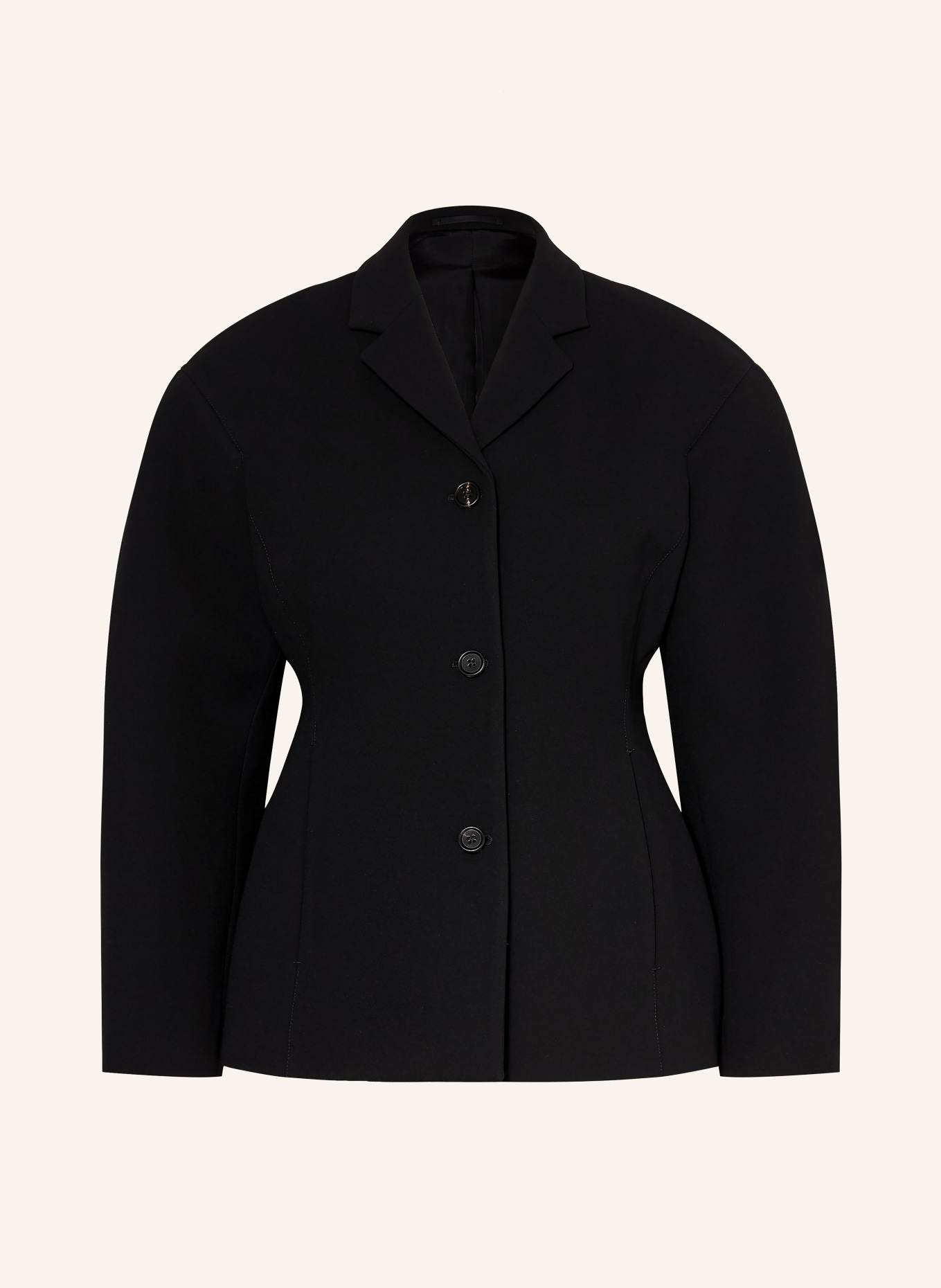 JIL SANDER Blazer: SCHWARZ